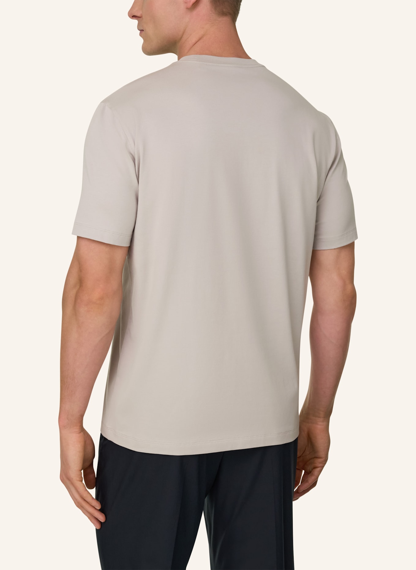 BOGGI MILANO T-Shirt: BRAUN