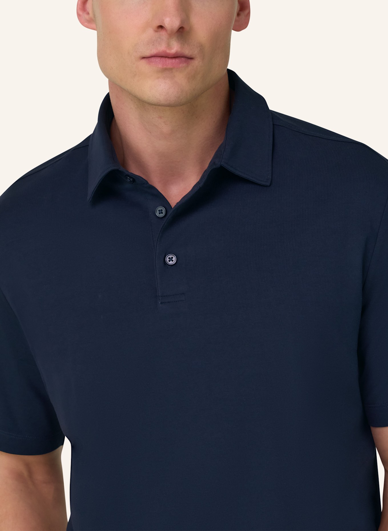 BOGGI MILANO Poloshirt: BLAUW