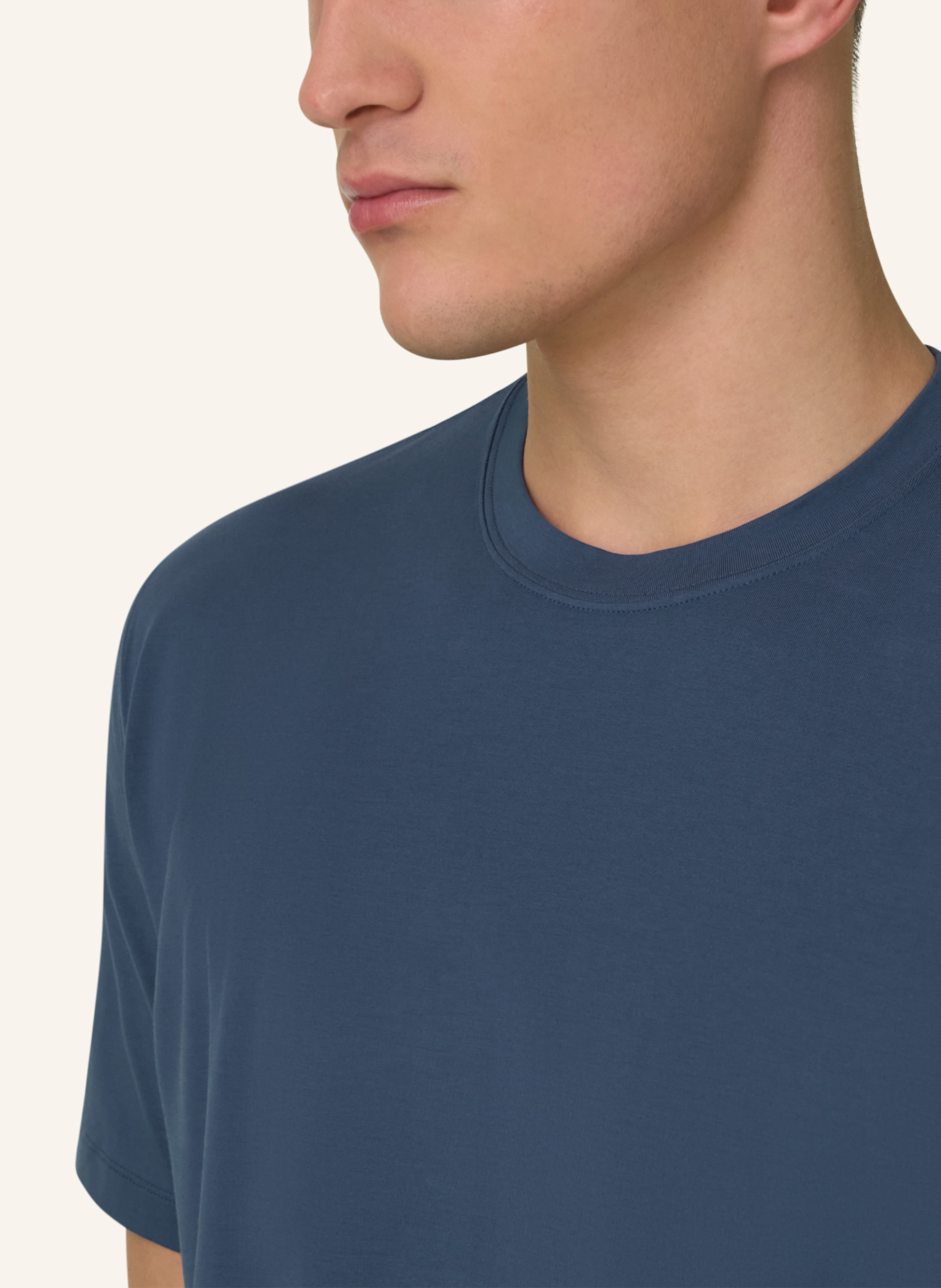 BOGGI MILANO T-Shirt: BLAU