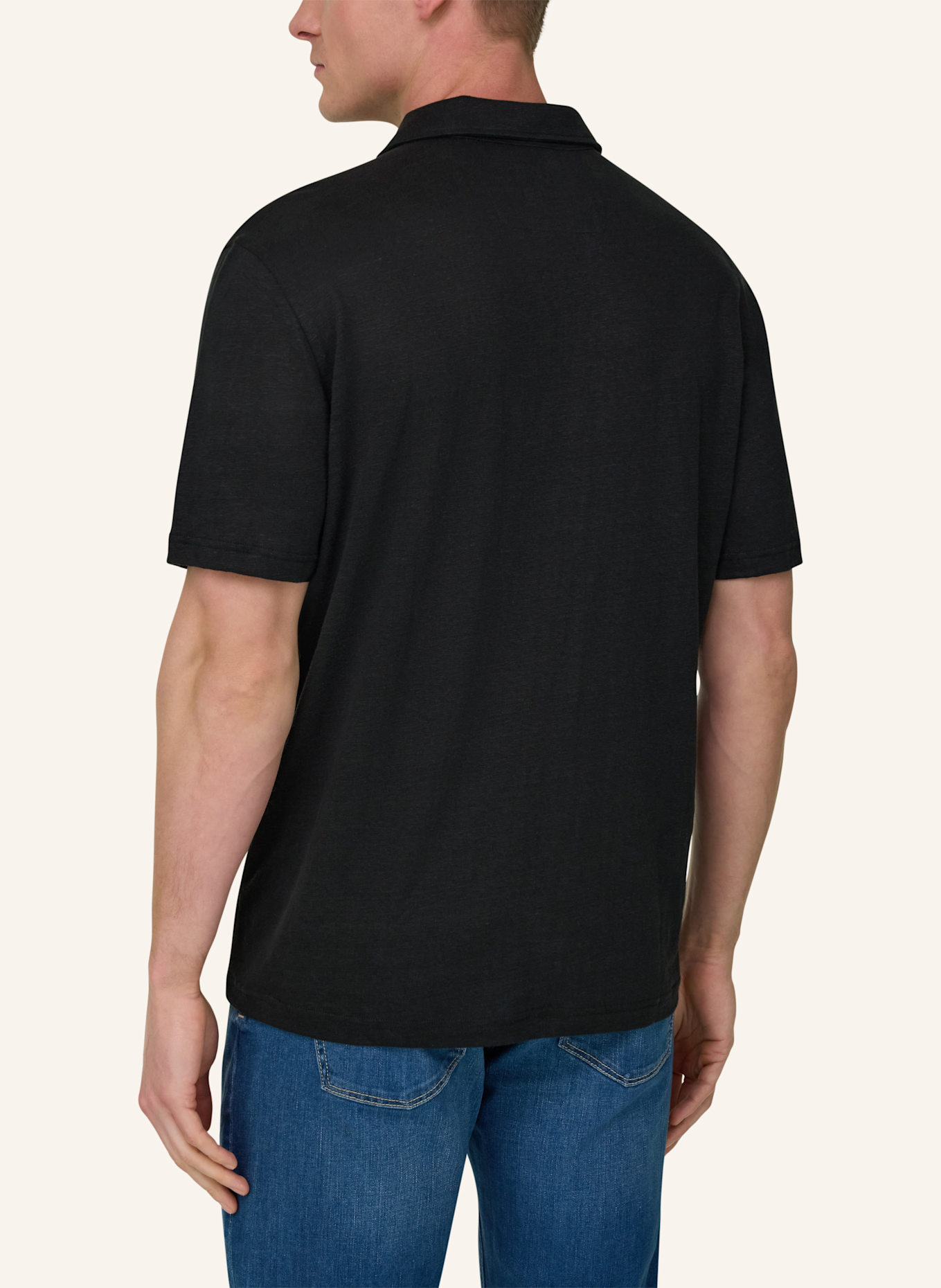 BOGGI MILANO Poloshirt: SCHWARZ