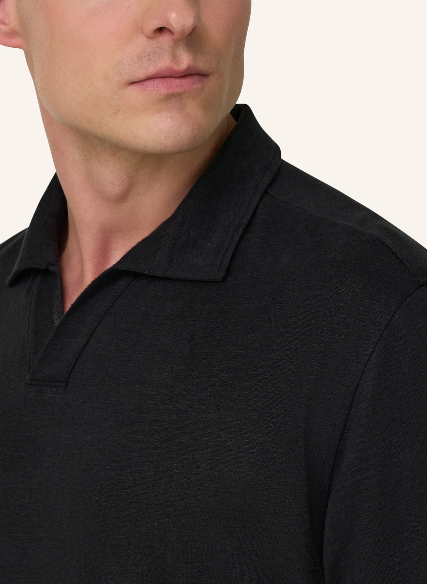 BOGGI MILANO Poloshirt: SCHWARZ
