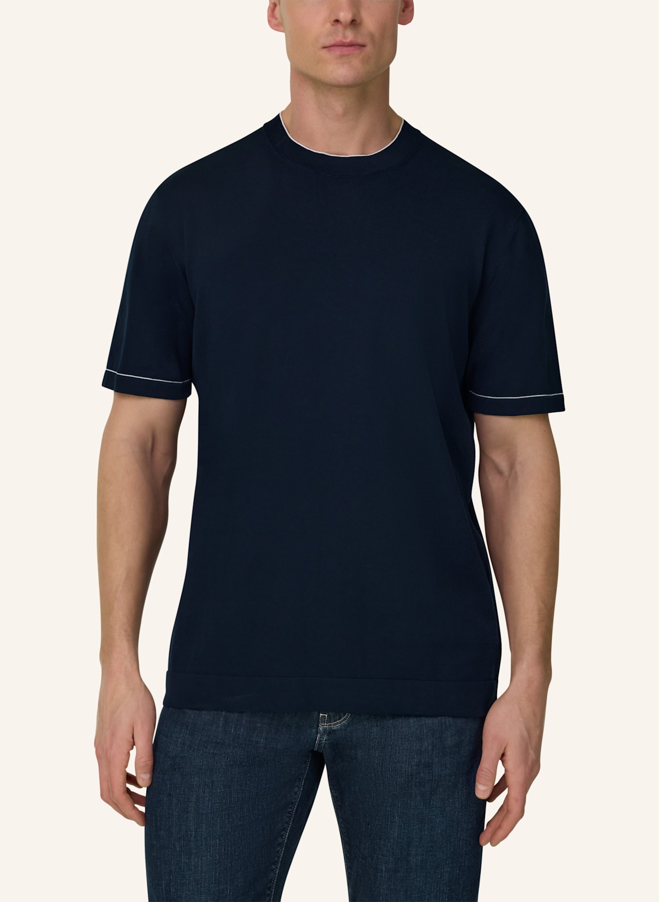 BOGGI MILANO Pullover: BLAUW