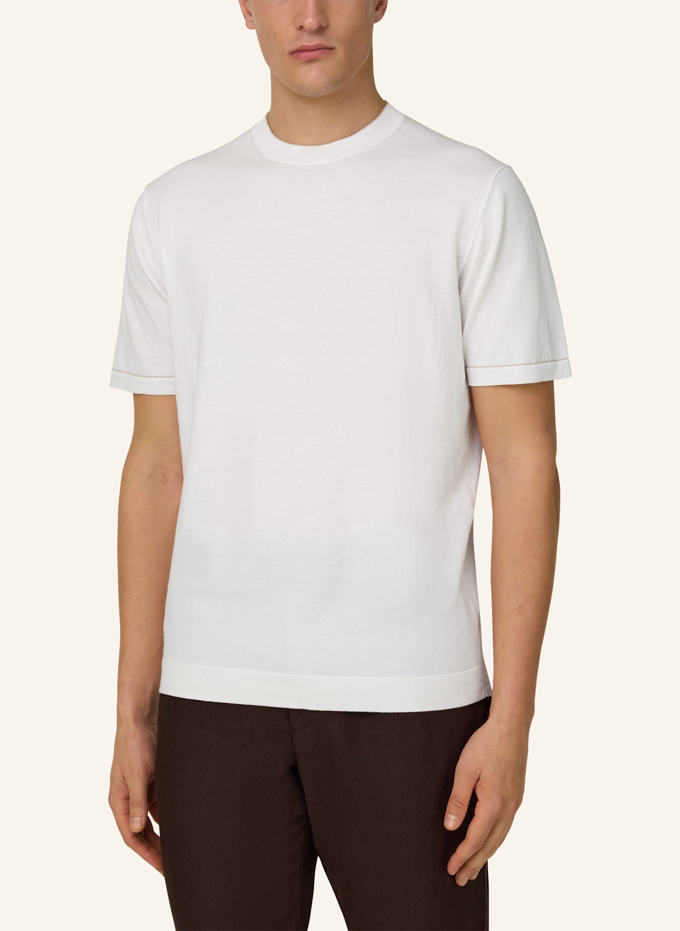 BOGGI MILANO Pullover: WIT