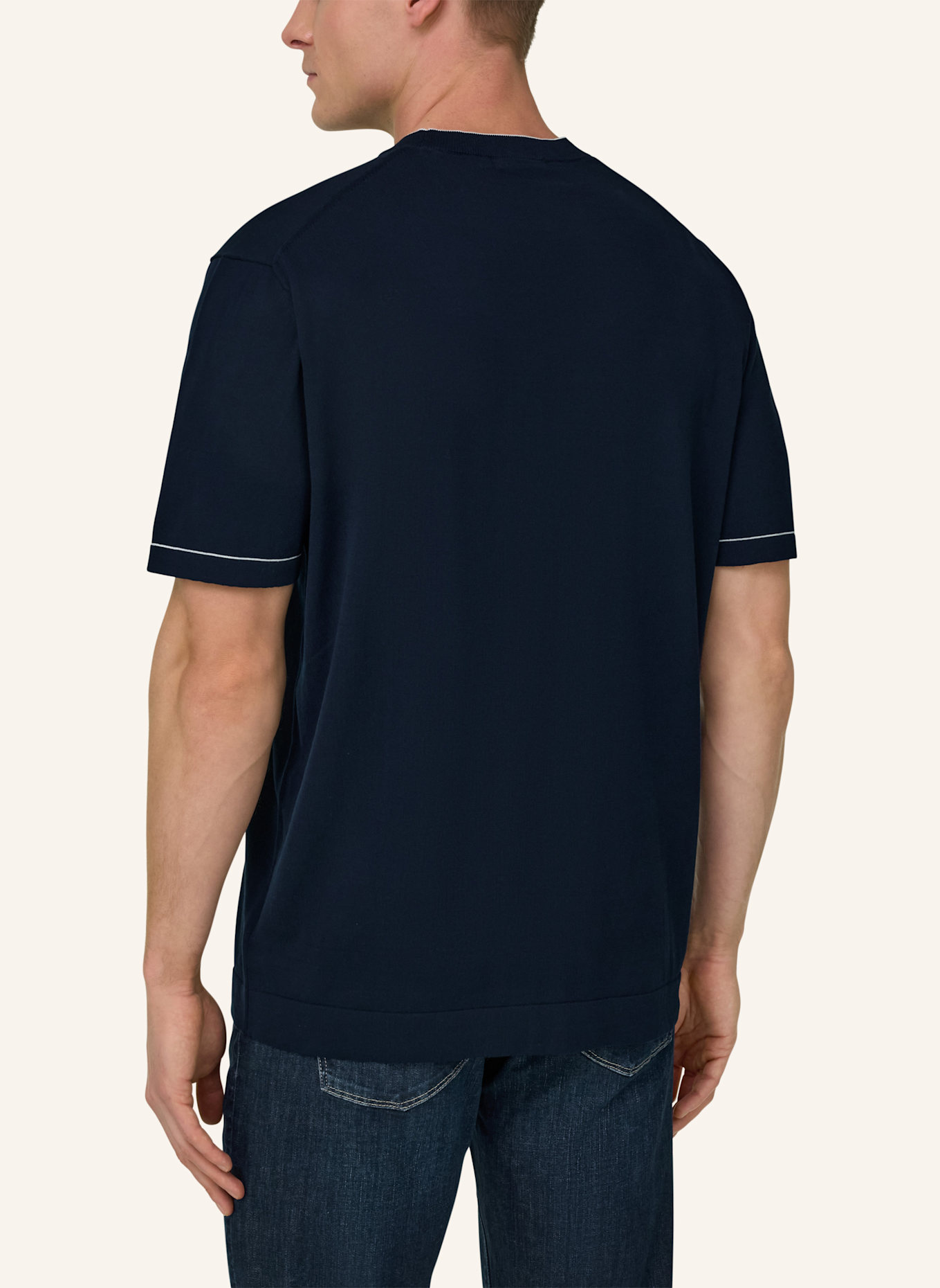 BOGGI MILANO Pullover: BLAUW