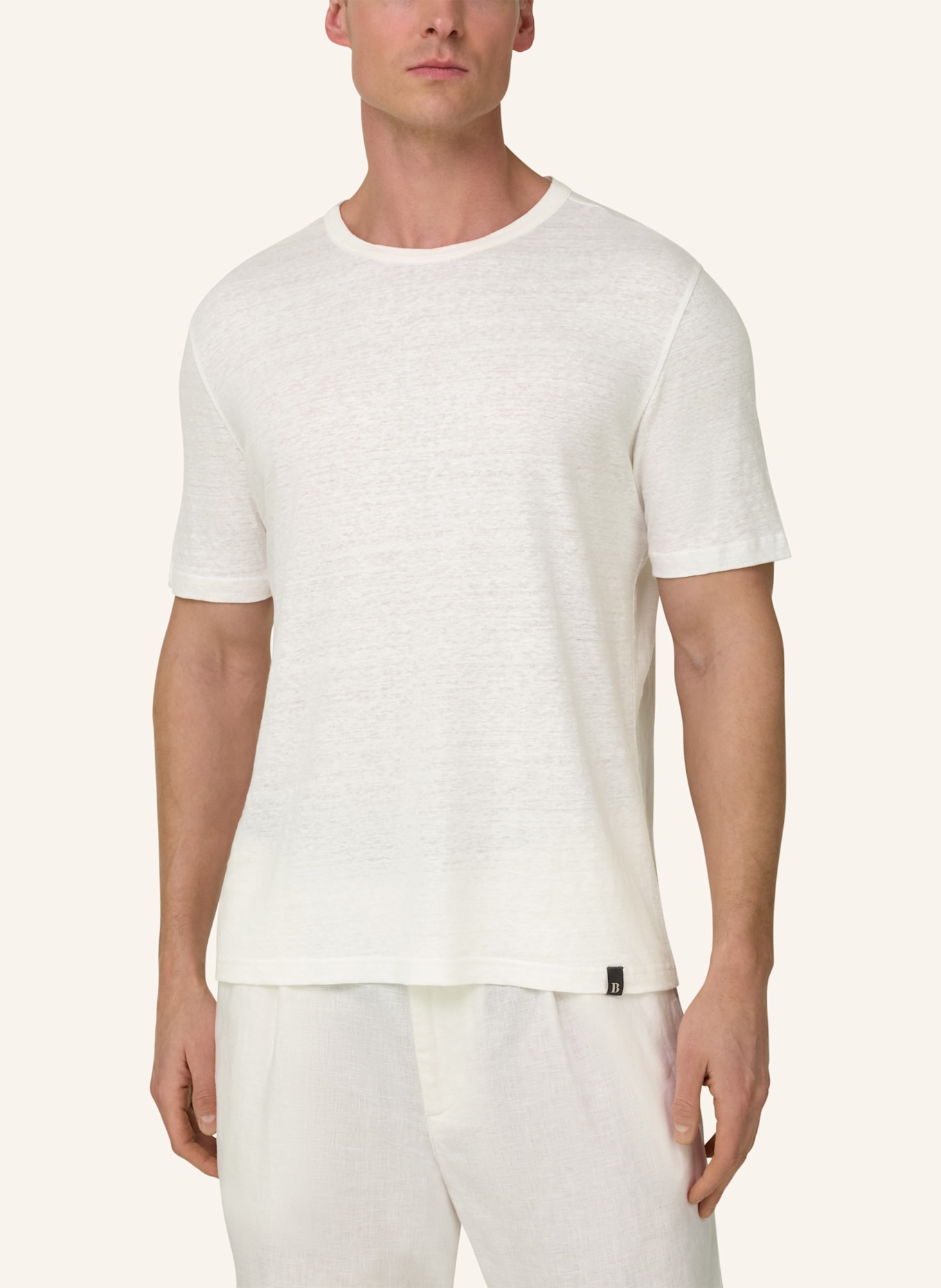 BOGGI MILANO T-Shirt: WEISS