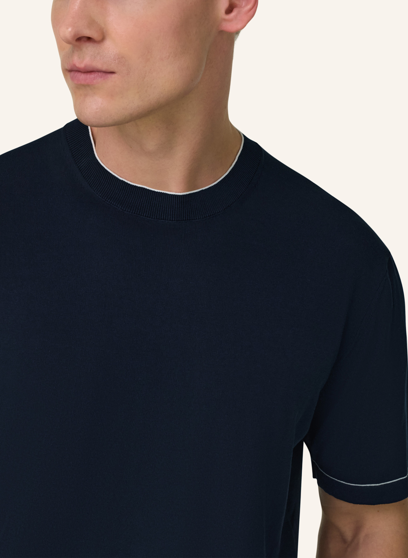 BOGGI MILANO Pullover: BLAUW