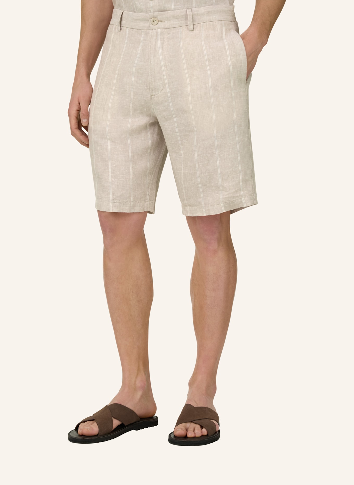 BOGGI MILANO Bermudahose: BRAUN