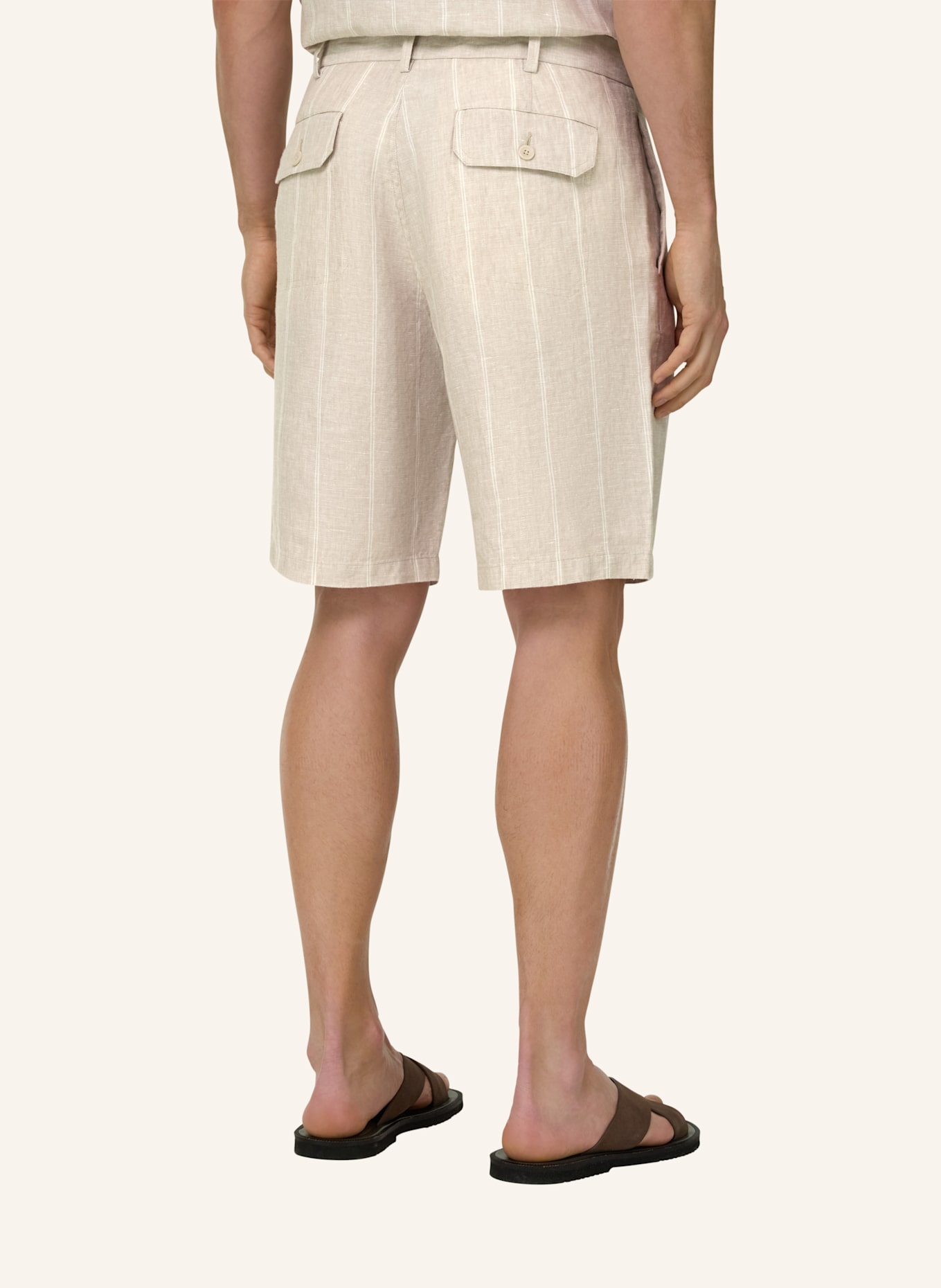 BOGGI MILANO Bermudahose: BRAUN