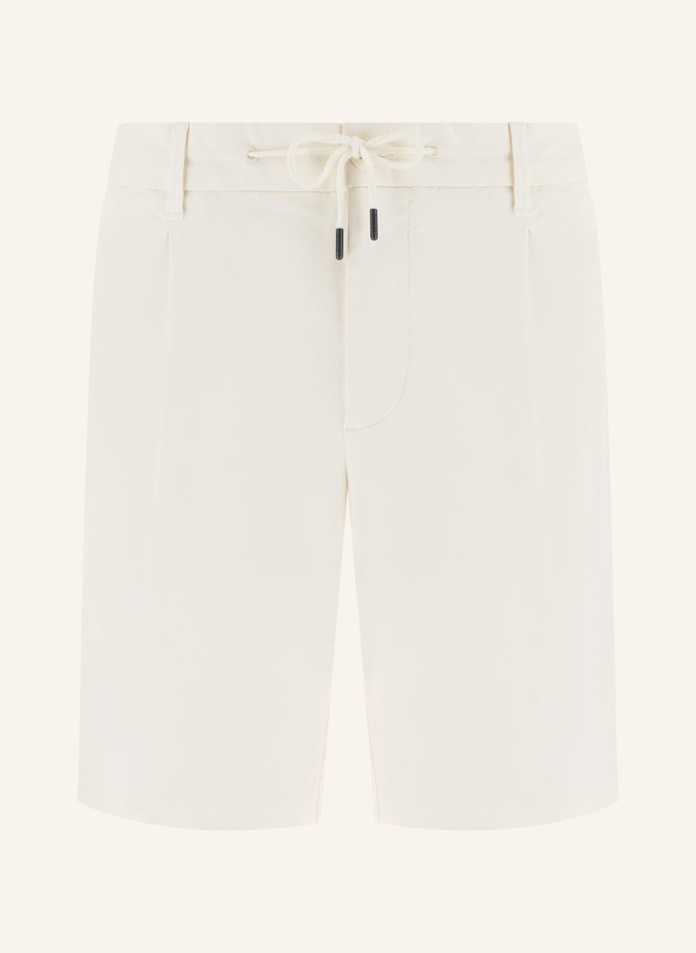 BOGGI MILANO Bermudahose: WEISS