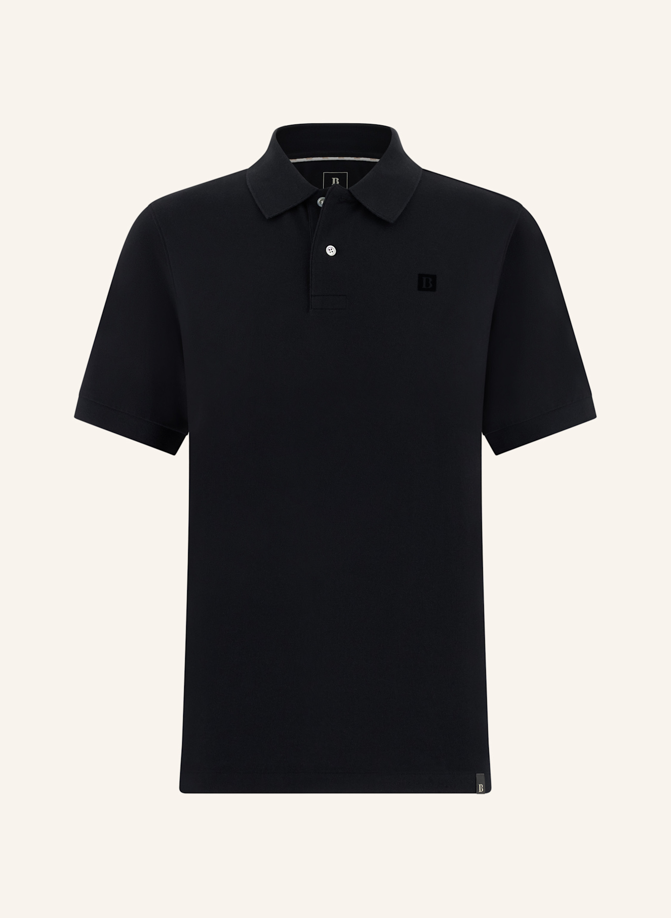 BOGGI MILANO Poloshirt: SCHWARZ