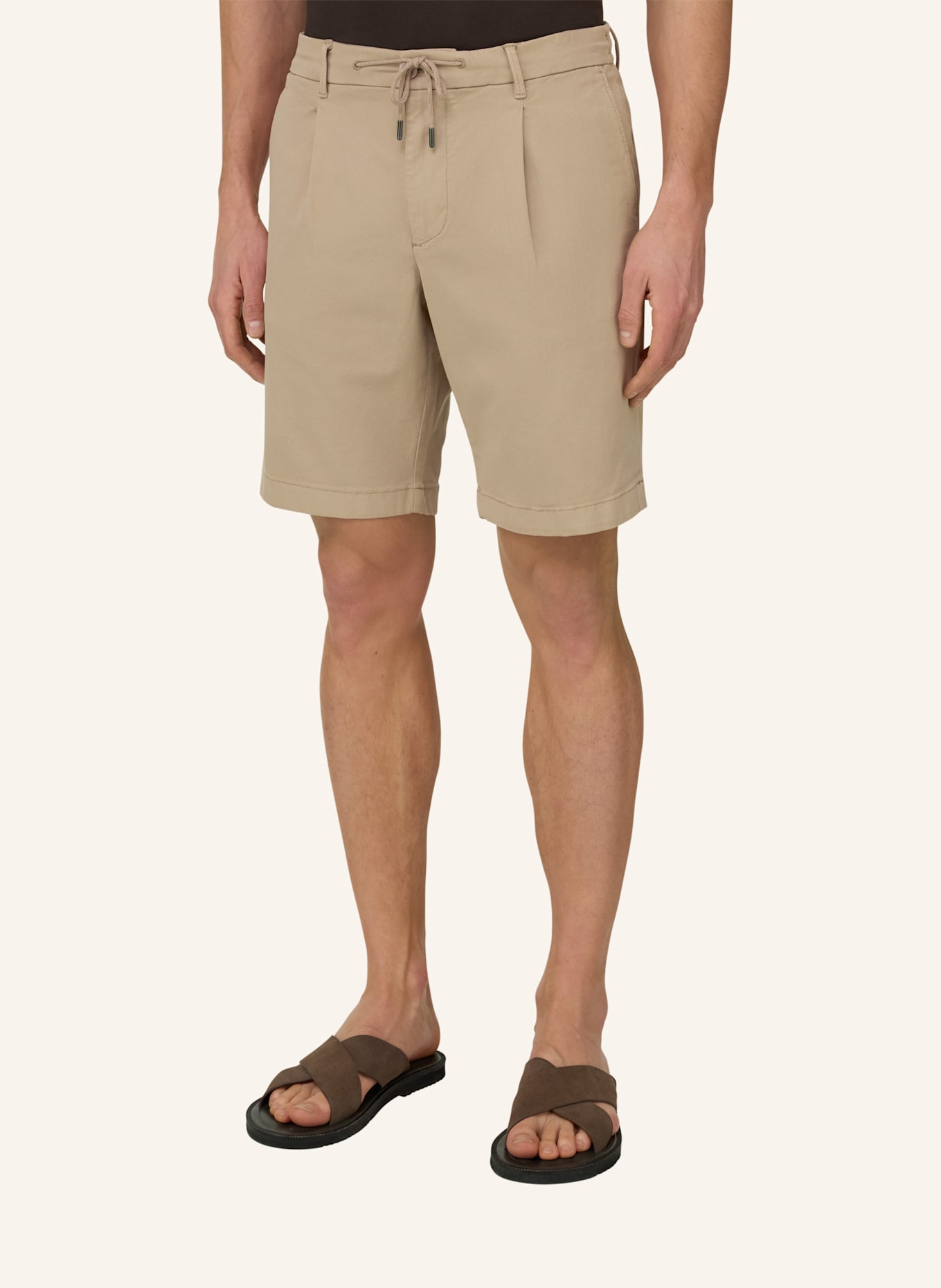 BOGGI MILANO Bermudahose: BRAUN