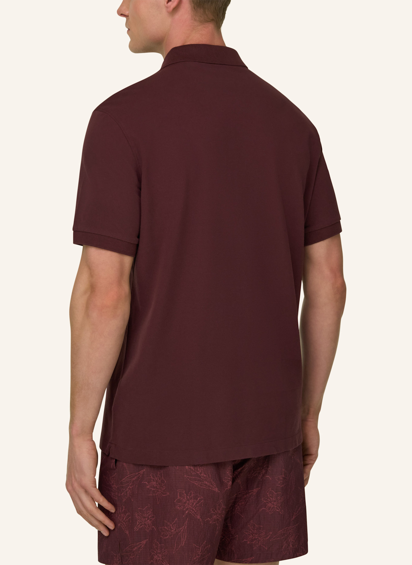 BOGGI MILANO Poloshirt: ROT