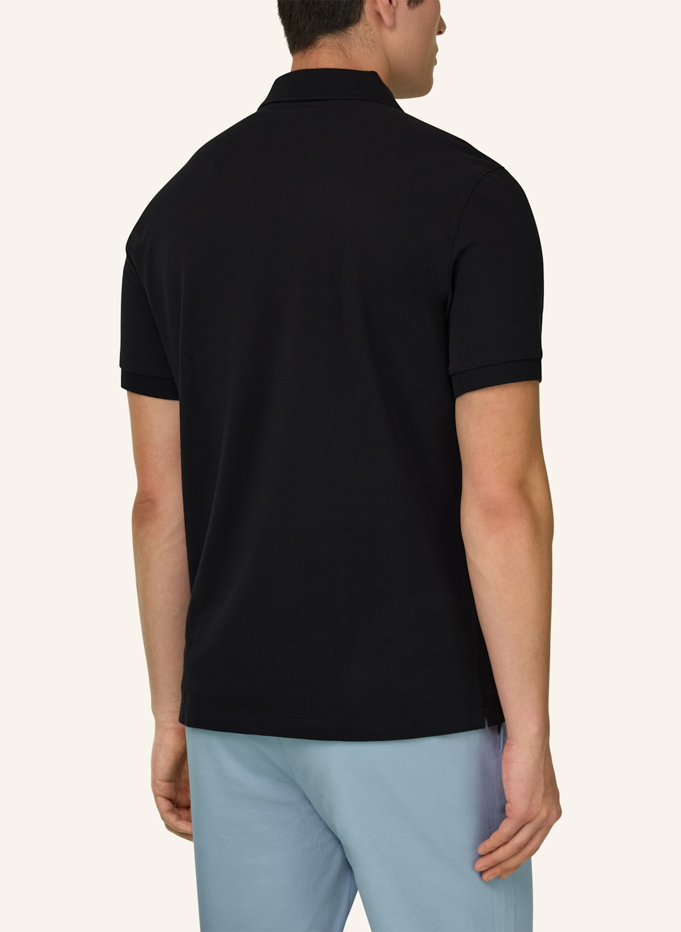 BOGGI MILANO Poloshirt: SCHWARZ