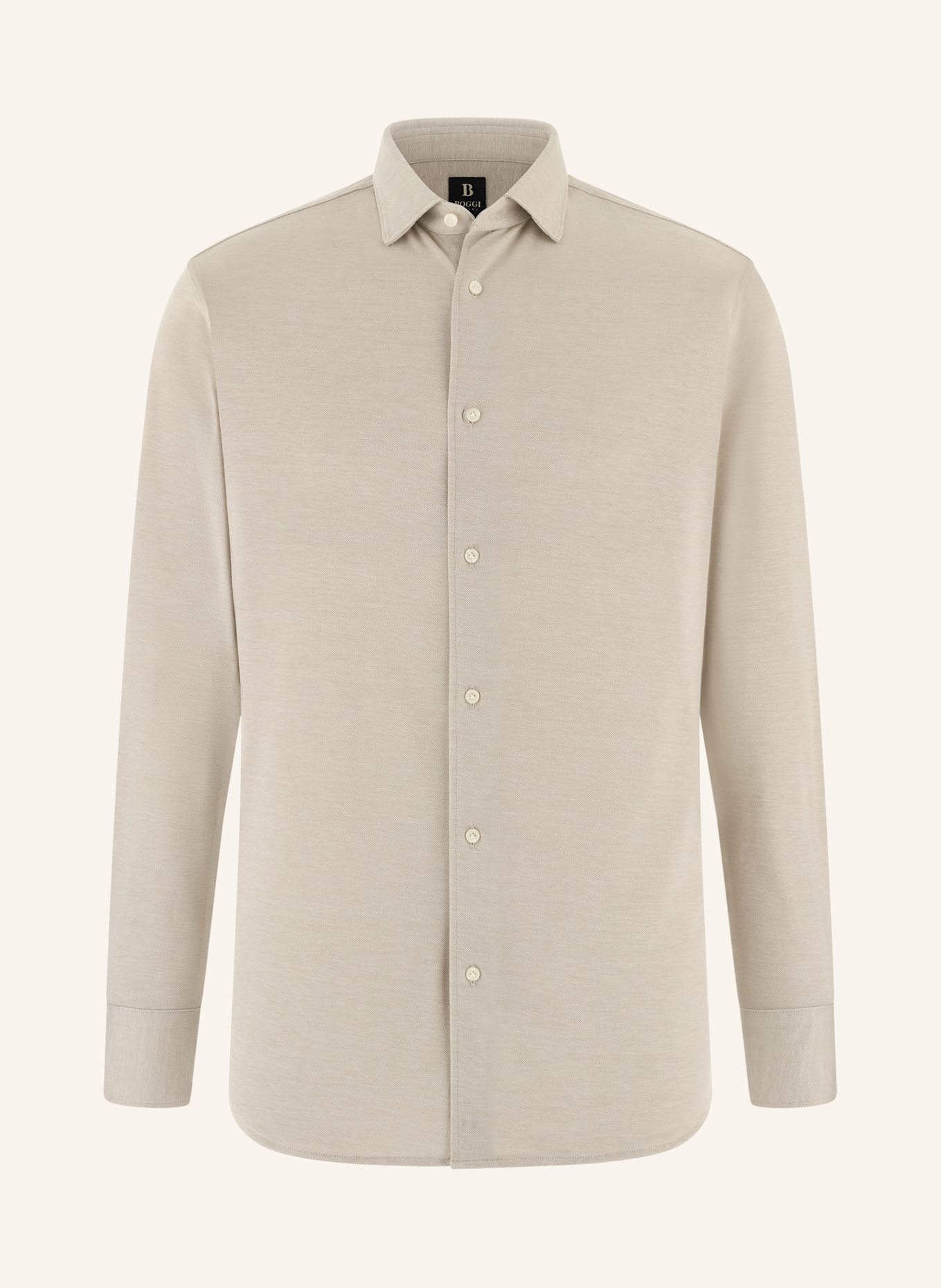 BOGGI MILANO Poloshirt: BRAUN