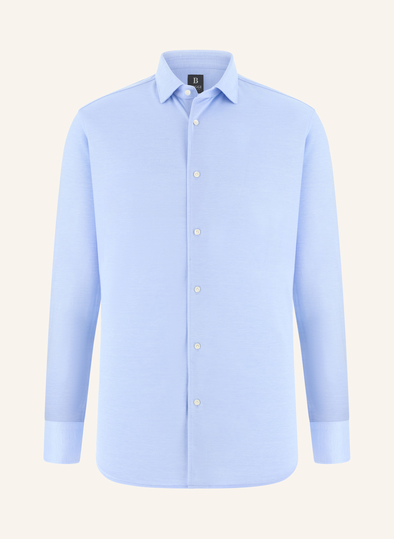 BOGGI MILANO poloshirt: LICHTBLAUW