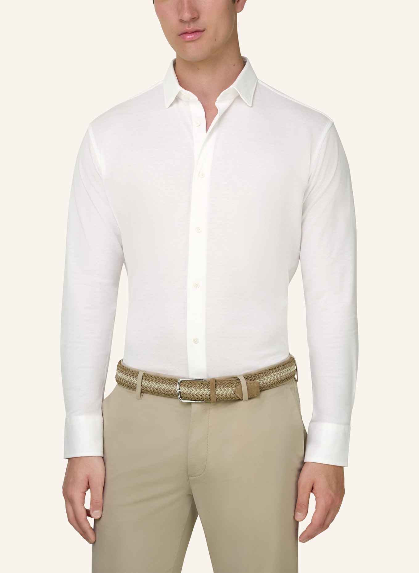 BOGGI MILANO poloshirt: WIT