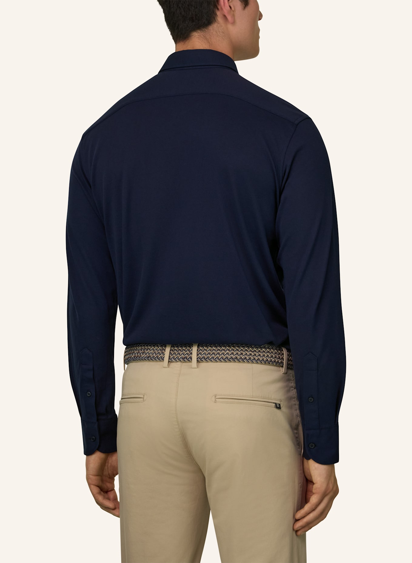 BOGGI MILANO poloshirt: BLAUW