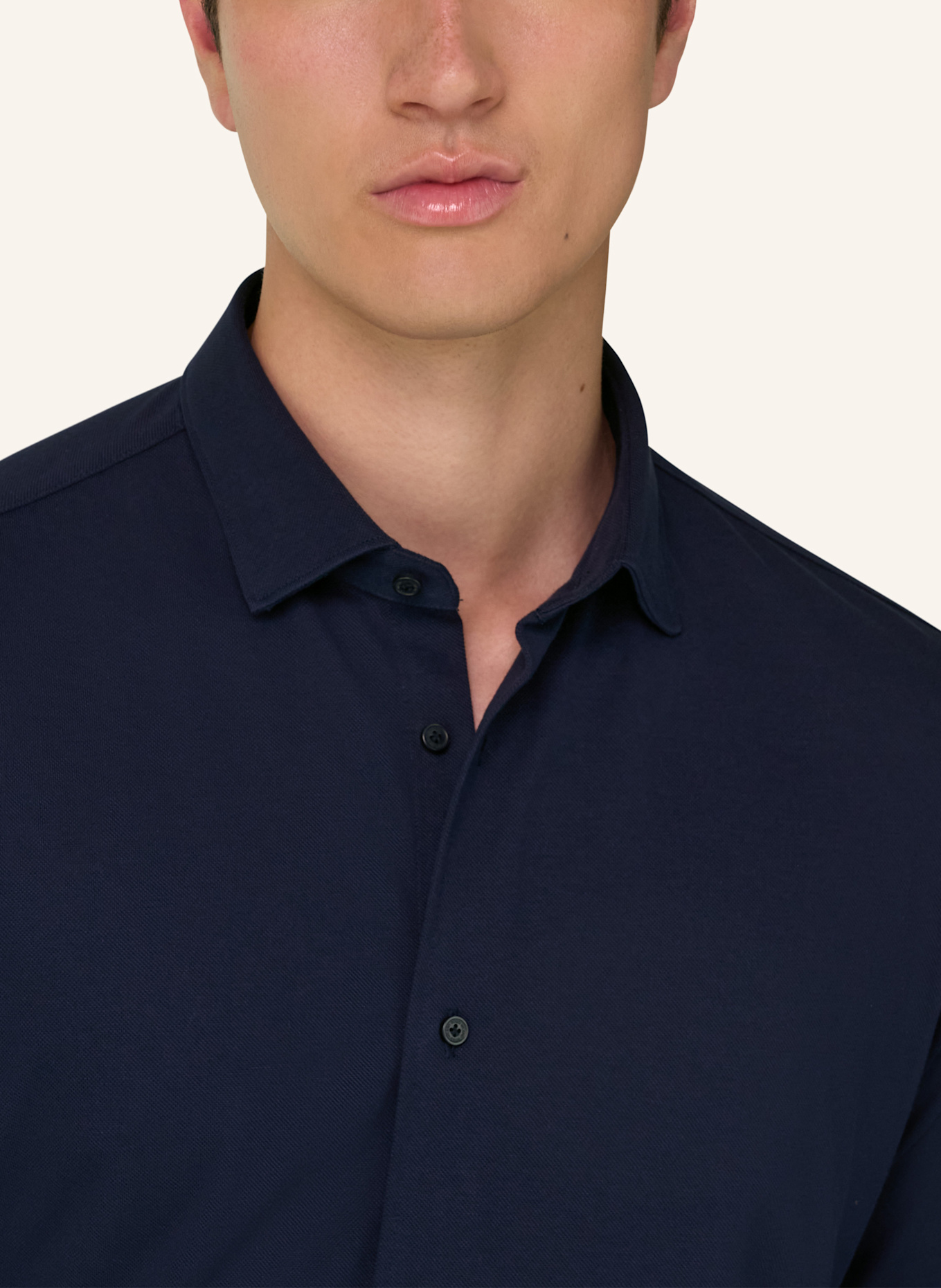 BOGGI MILANO poloshirt: BLAUW