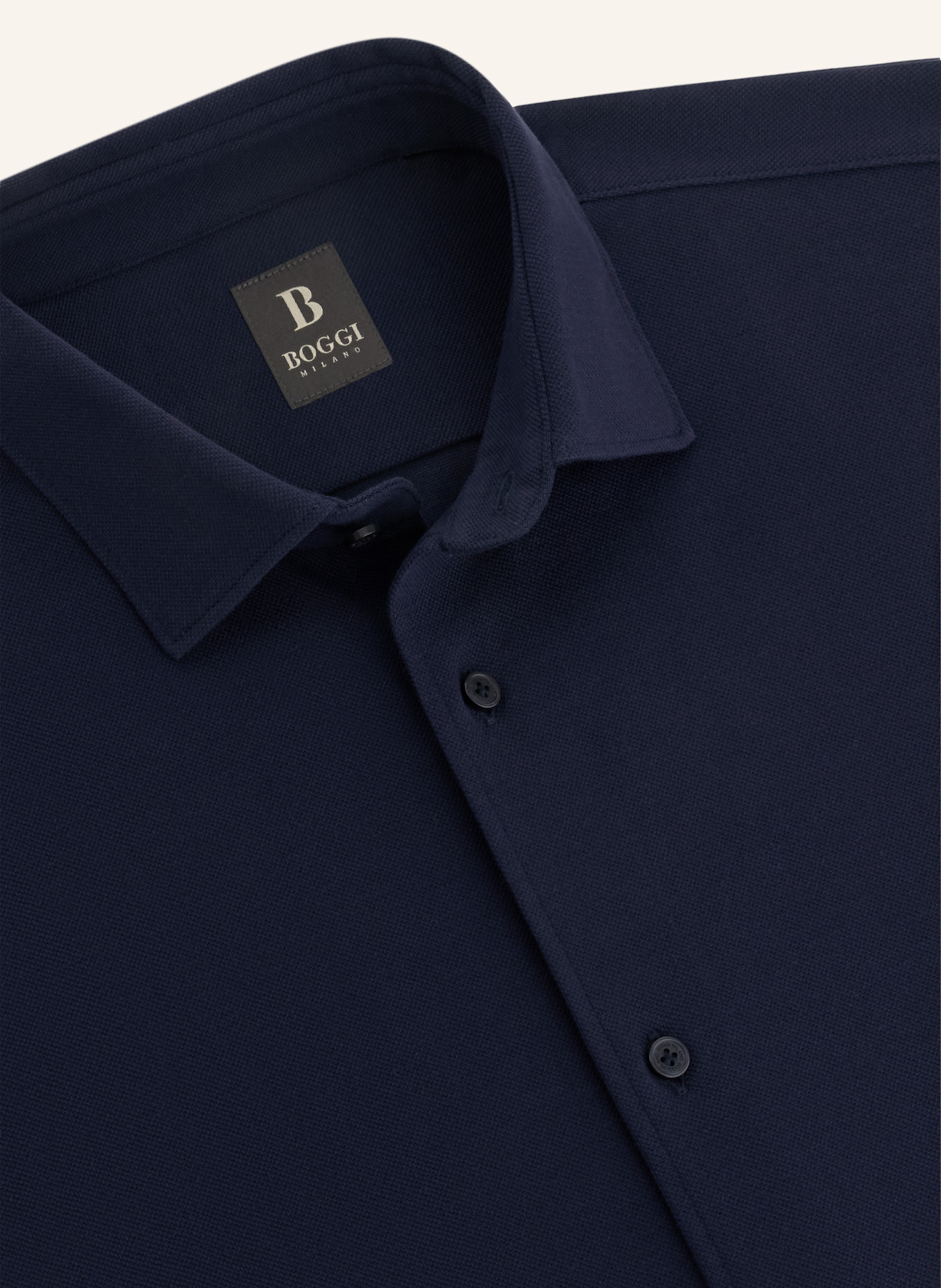 BOGGI MILANO poloshirt: BLAUW