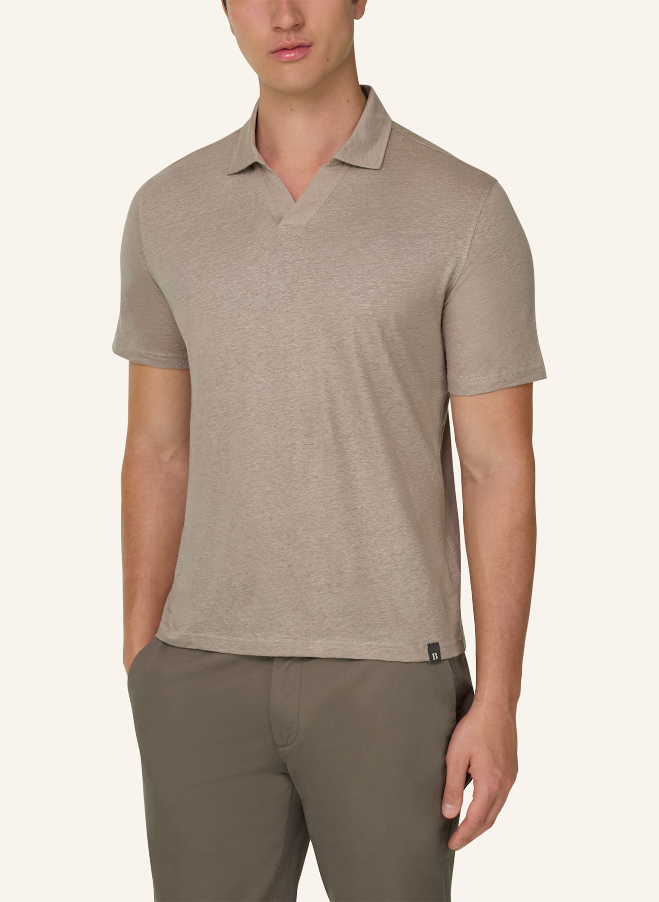 BOGGI MILANO Poloshirt: GRIJS