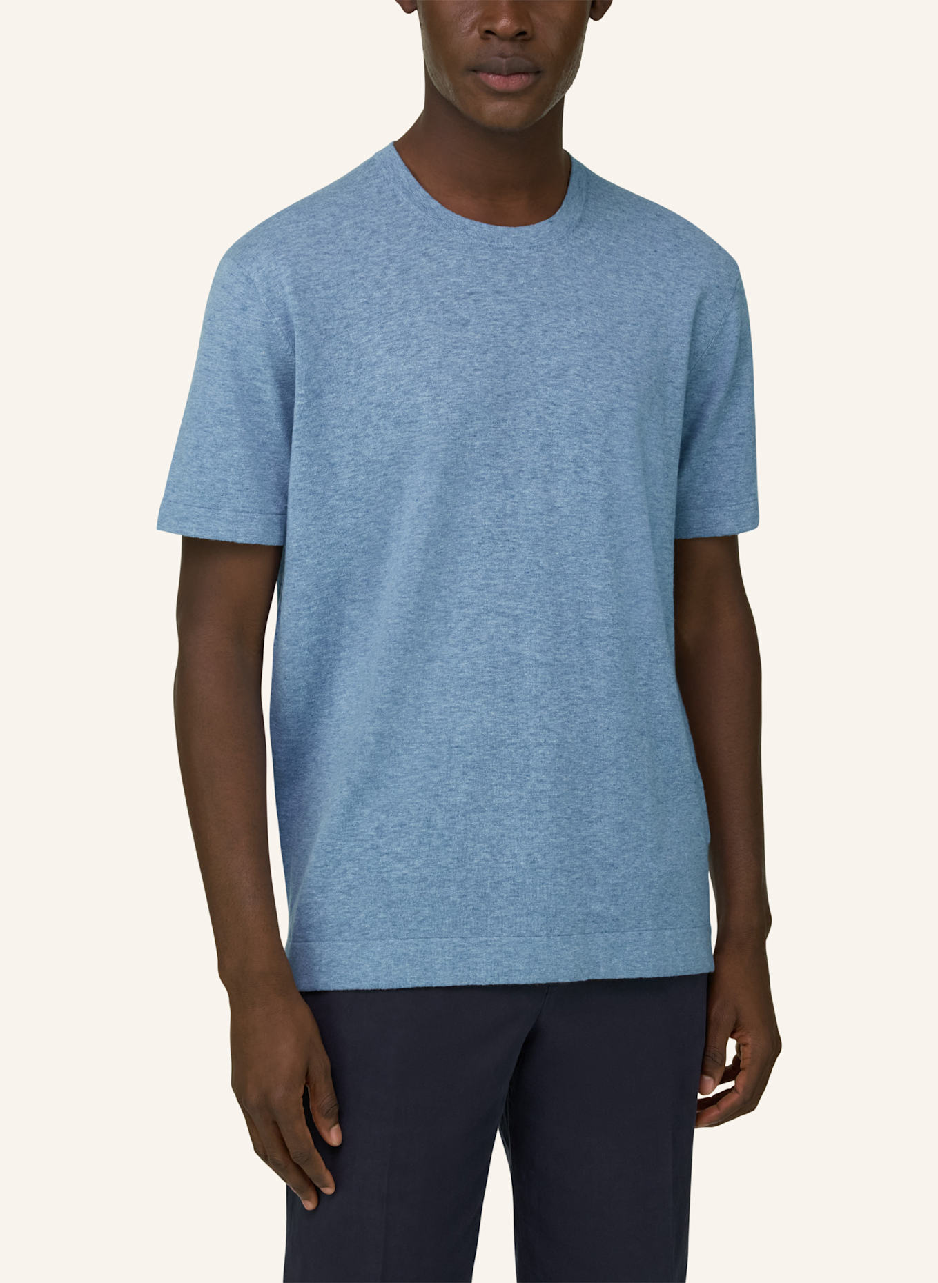 BOGGI MILANO Pullover: HELLBLAU