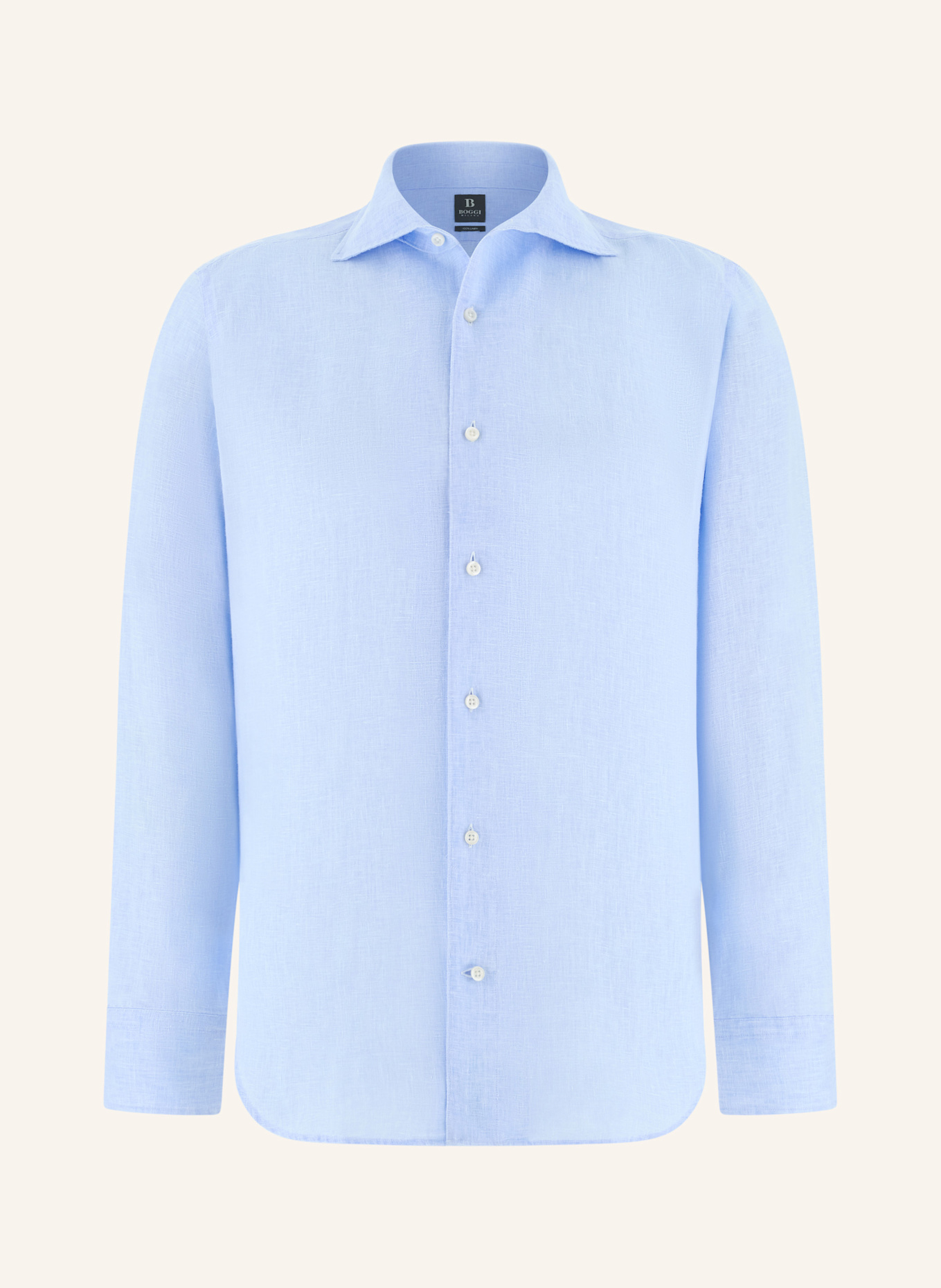 BOGGI MILANO Overshirt: LICHTBLAUW