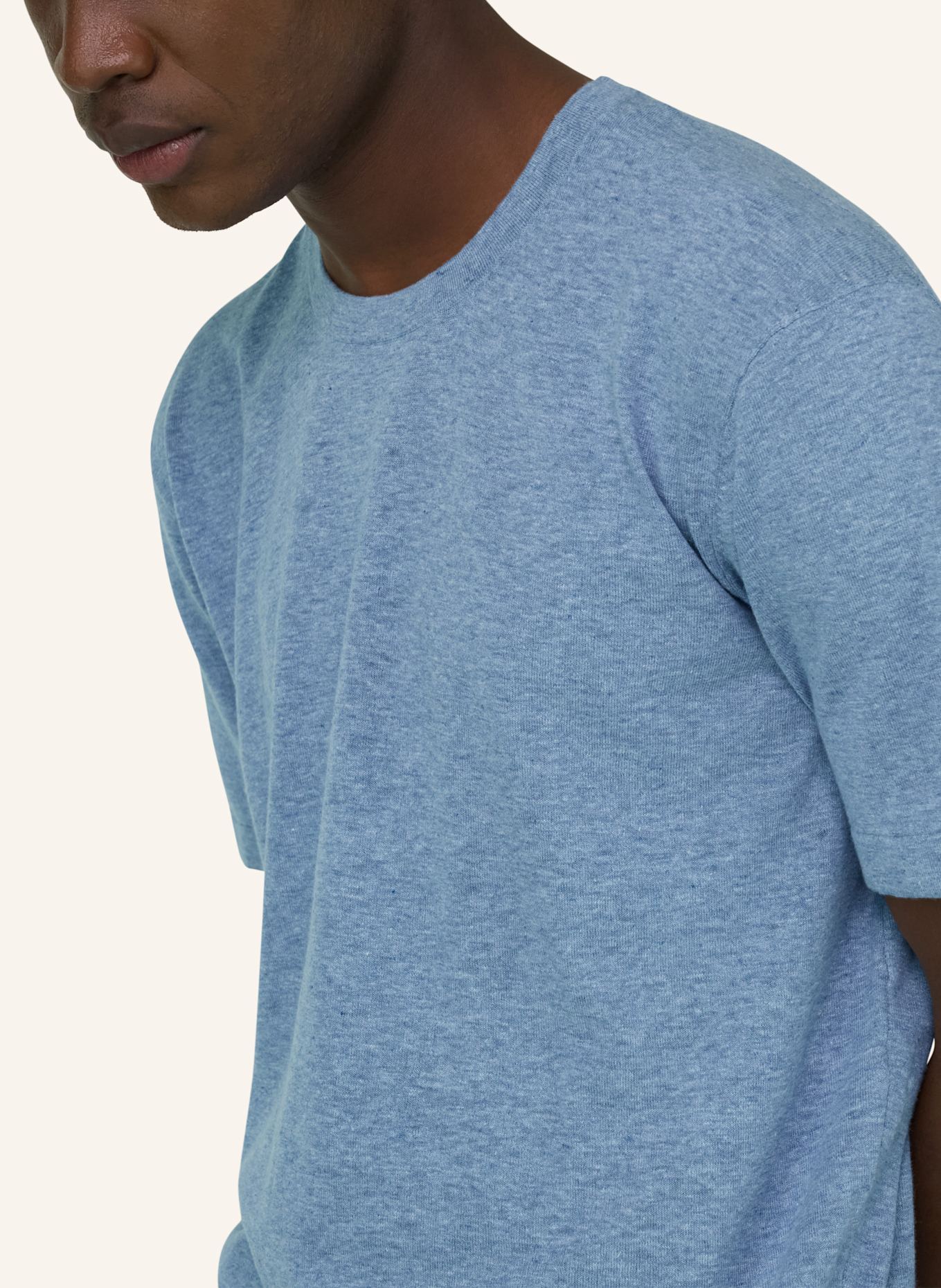 BOGGI MILANO Pullover: HELLBLAU