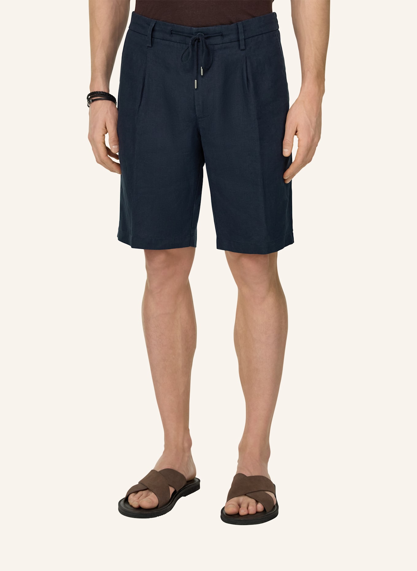 BOGGI MILANO Bermudahose: BLAUW