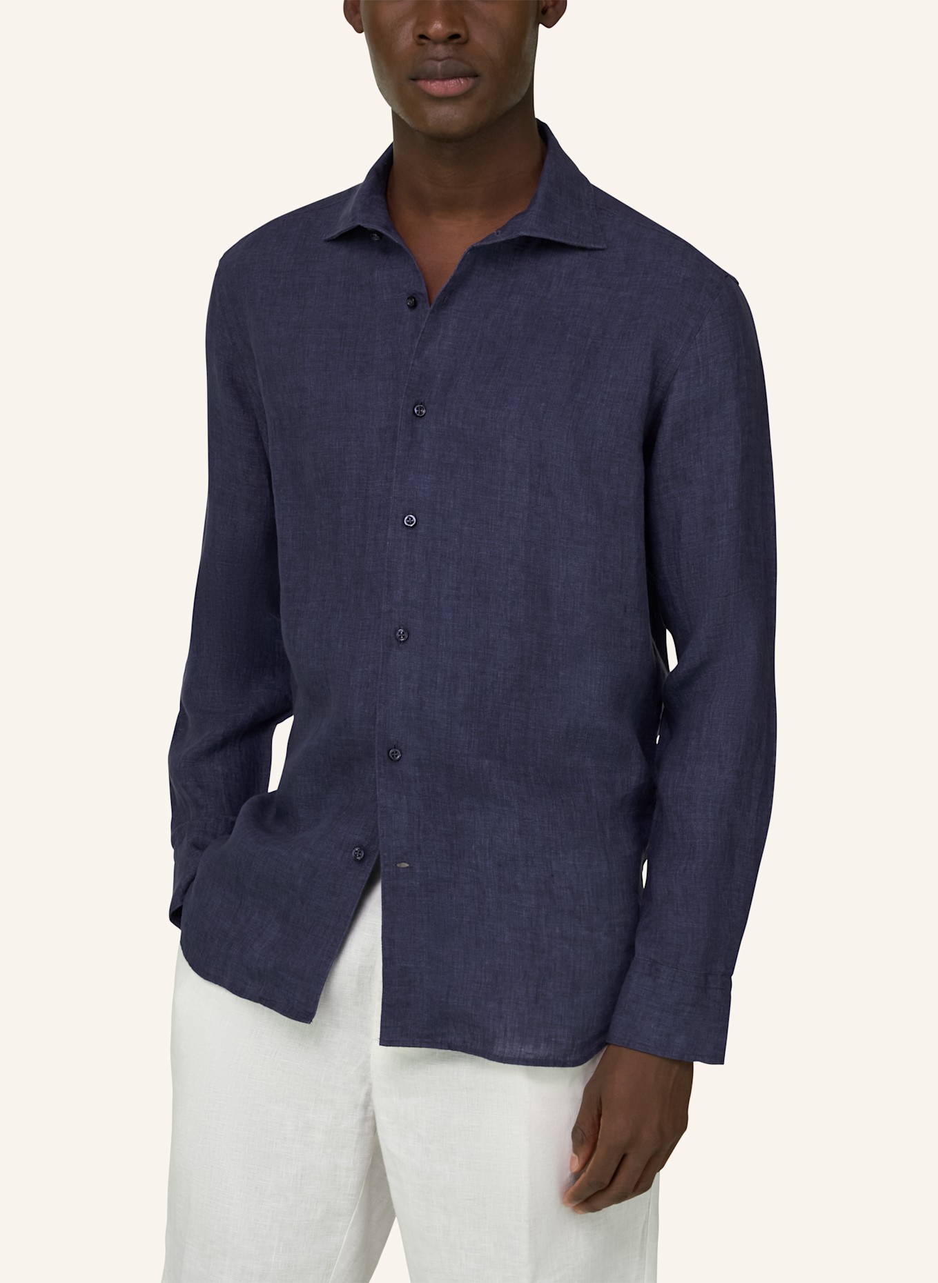BOGGI MILANO Overshirt: BLAUW