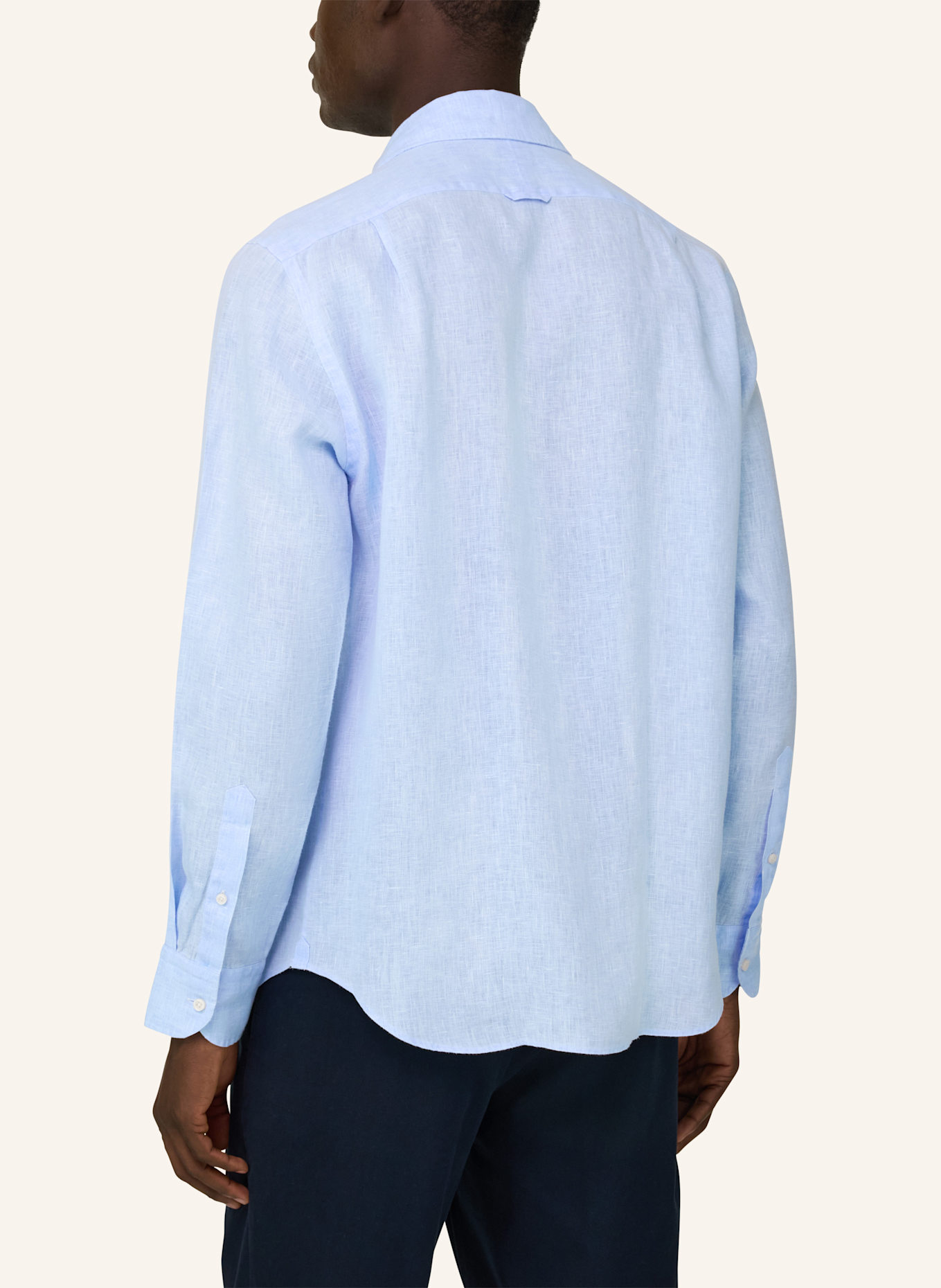 BOGGI MILANO Overshirt: LICHTBLAUW