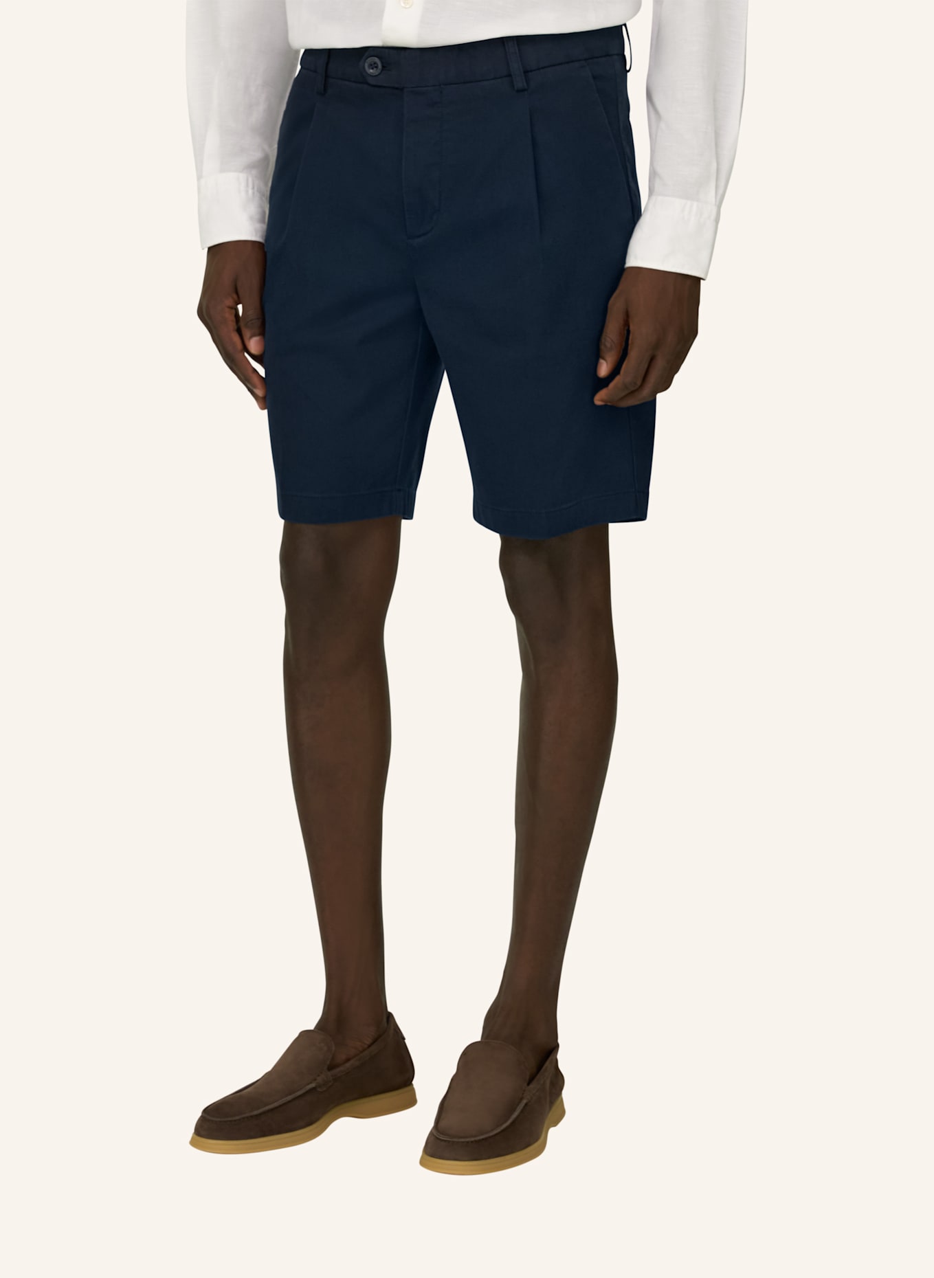 BOGGI MILANO Bermudahose: BLAUW