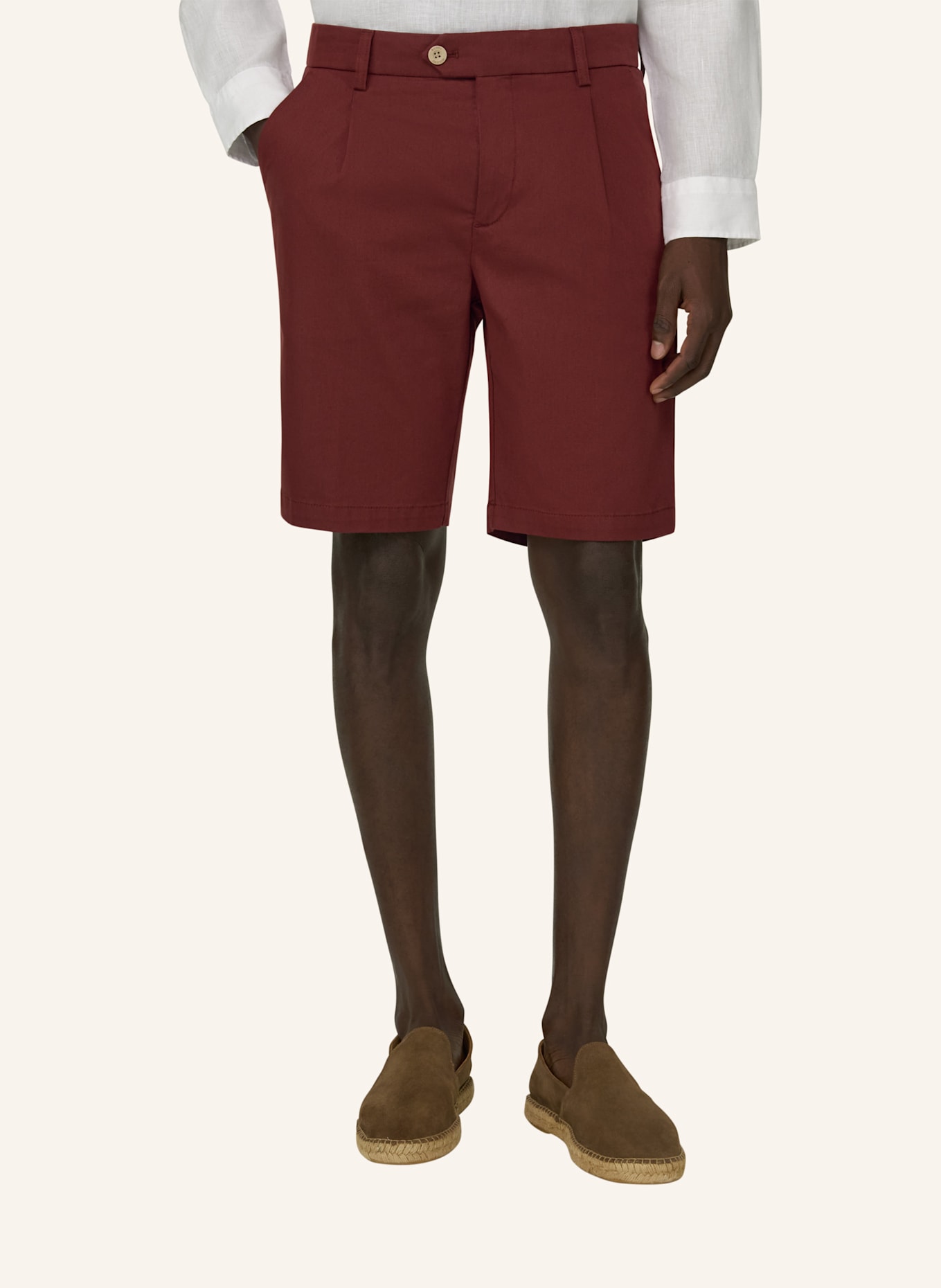 BOGGI MILANO Bermudahose: ROOD