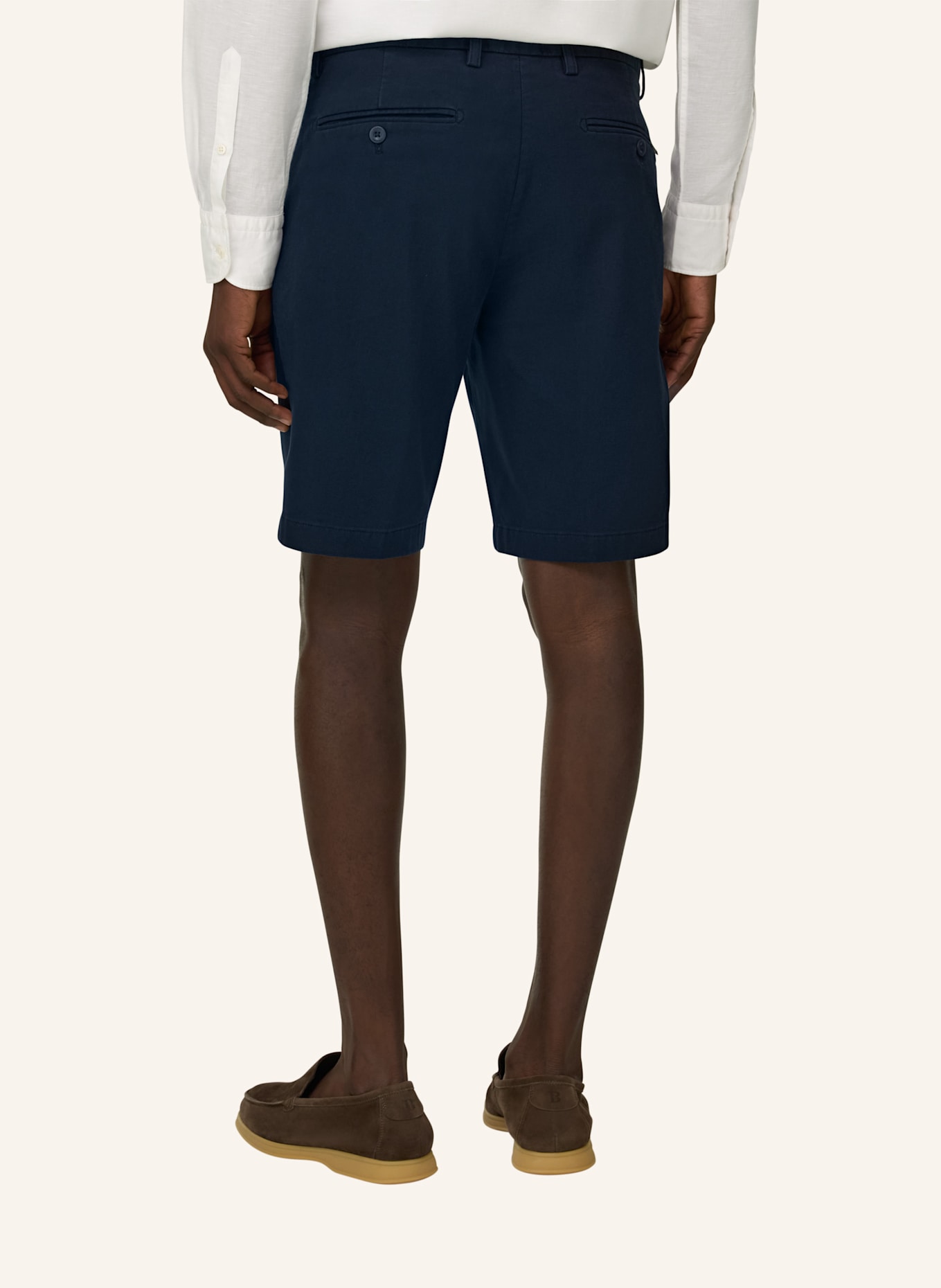 BOGGI MILANO Bermudahose: BLAUW
