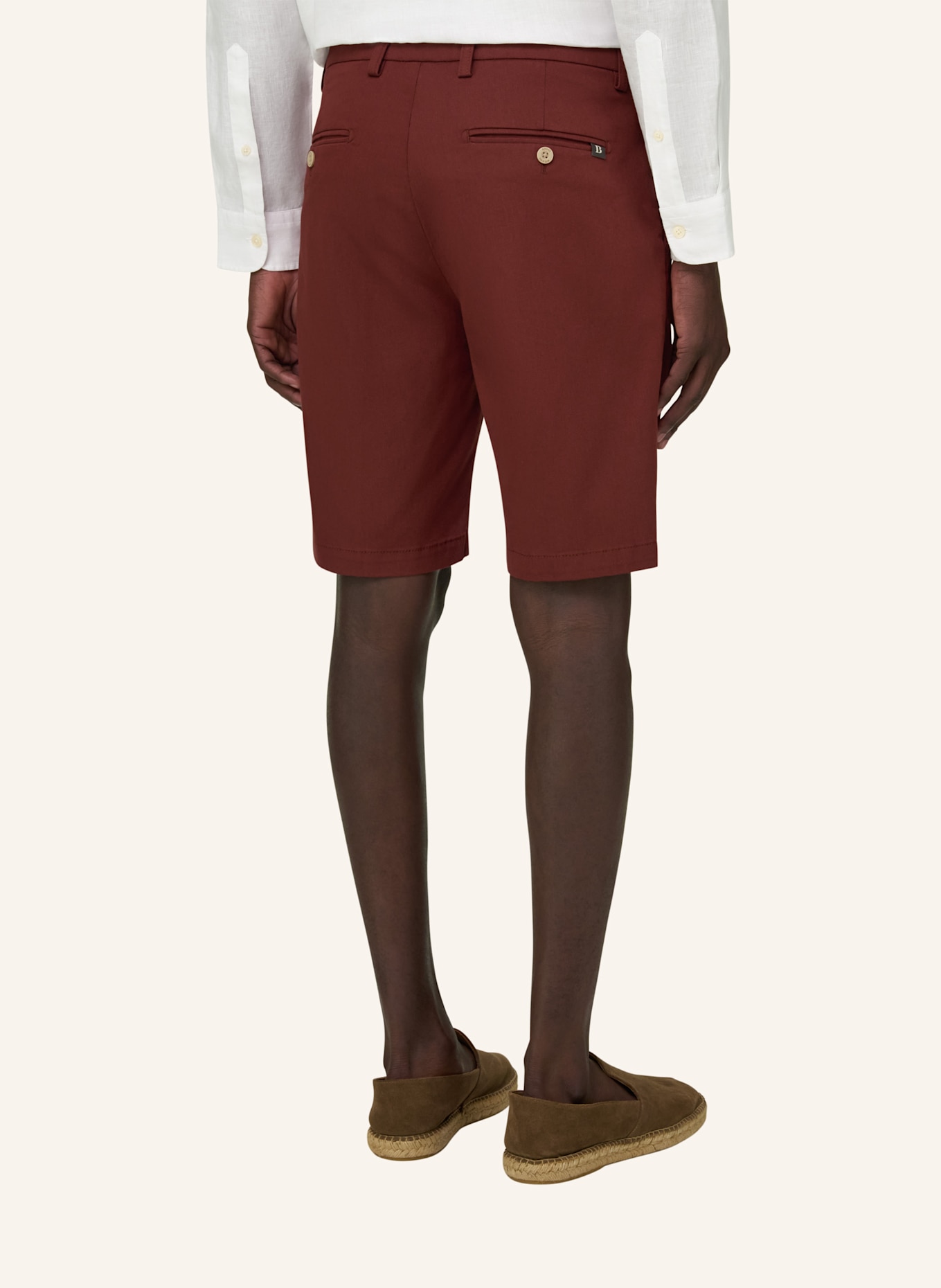 BOGGI MILANO Bermudahose: ROOD