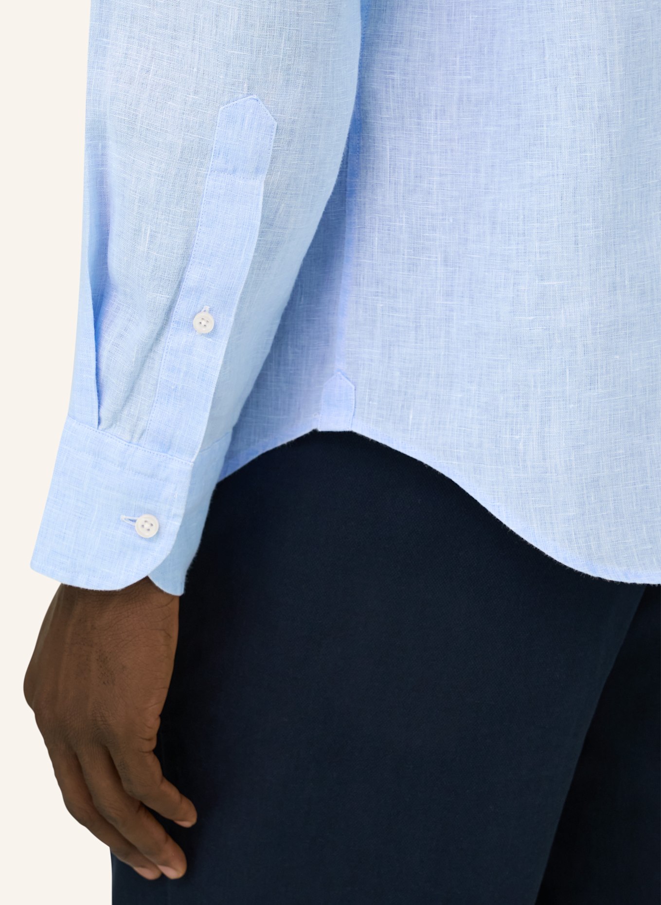 BOGGI MILANO Overshirt: LICHTBLAUW