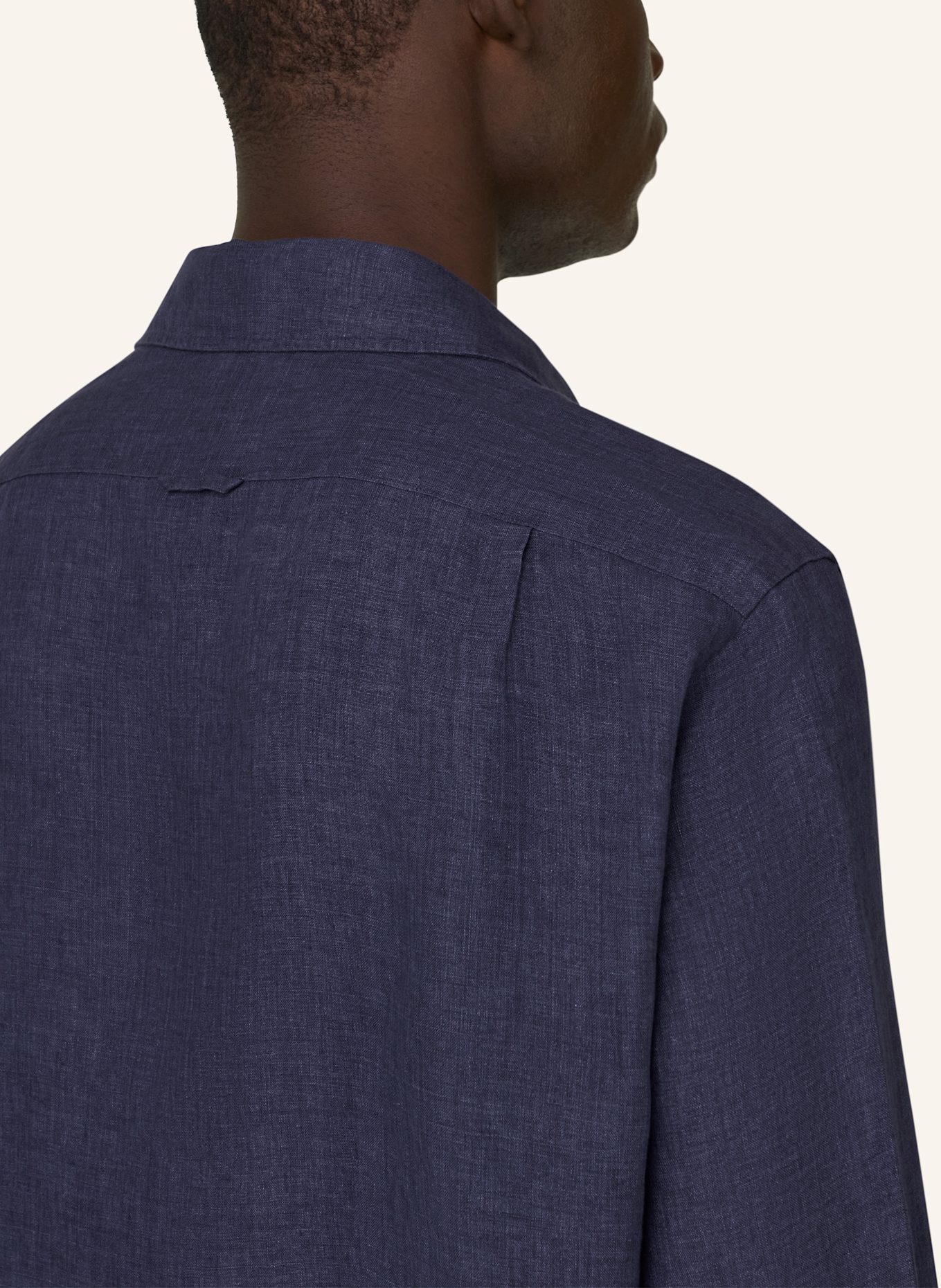 BOGGI MILANO Overshirt: BLAUW