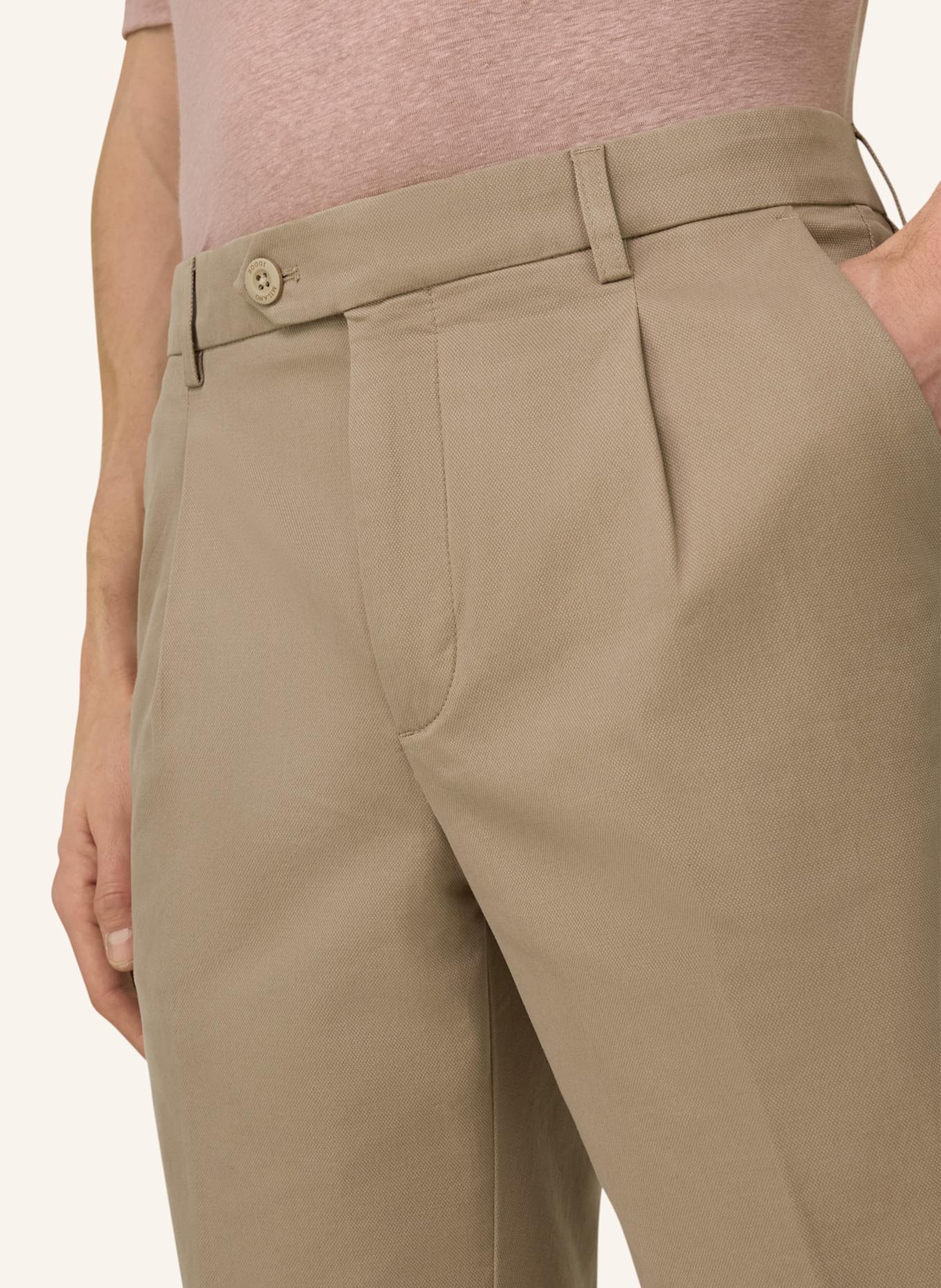 BOGGI MILANO Bermudahose: DONKERGRIJS