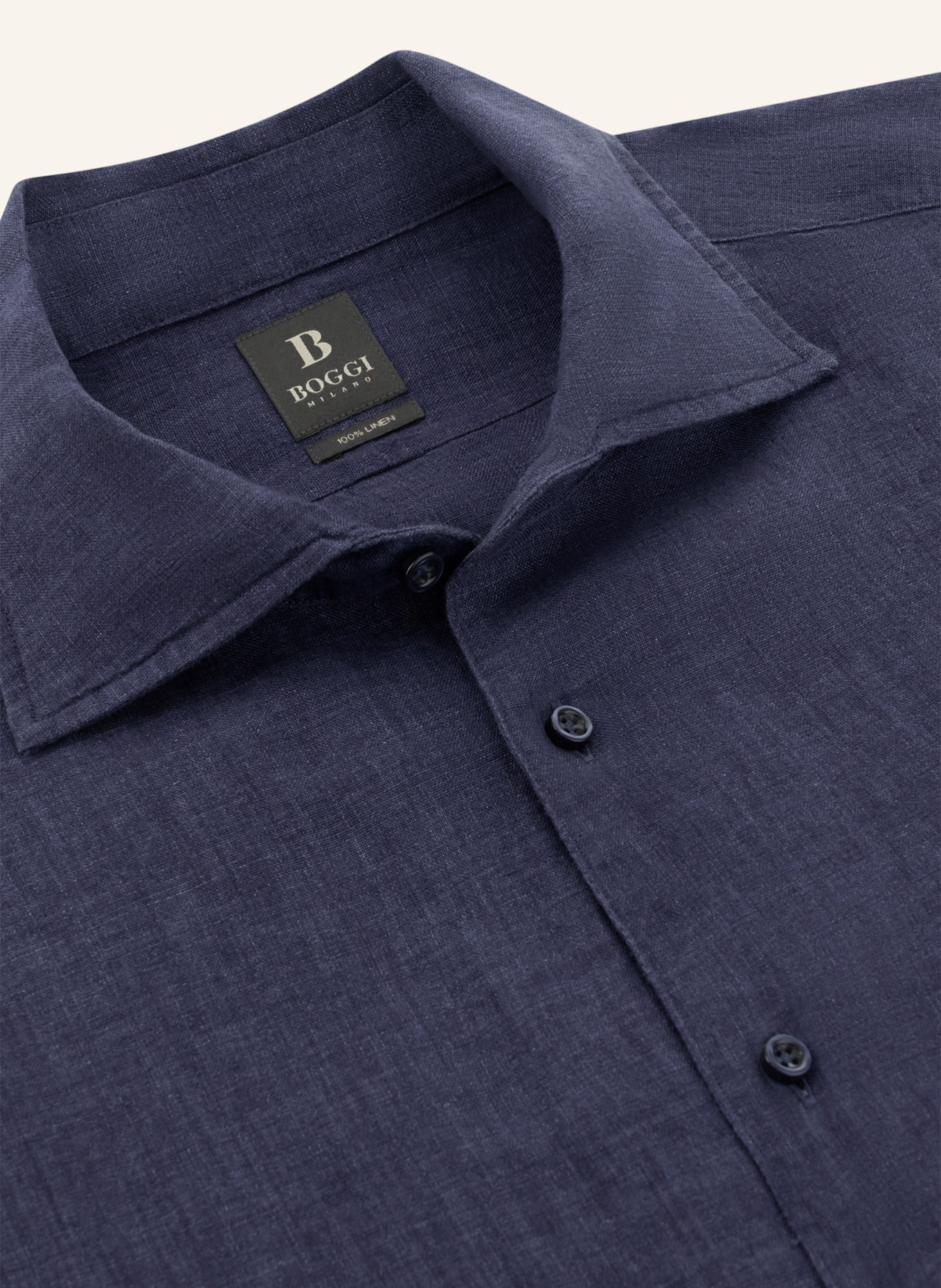 BOGGI MILANO Overshirt: BLAUW