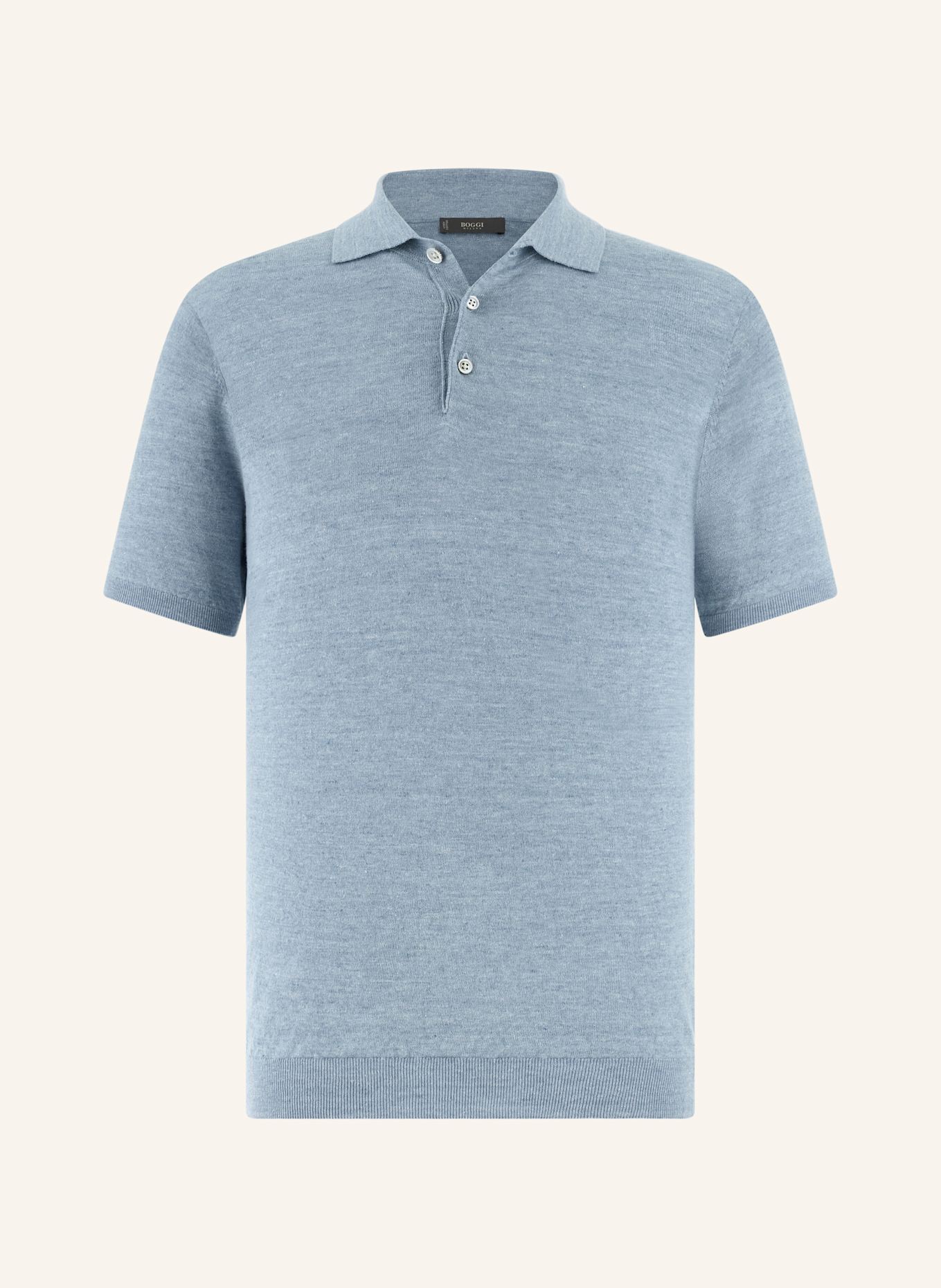 BOGGI MILANO Pullover: LICHTBLAUW