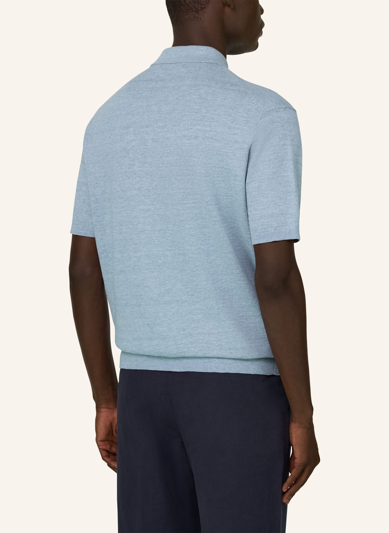 BOGGI MILANO Pullover: LICHTBLAUW