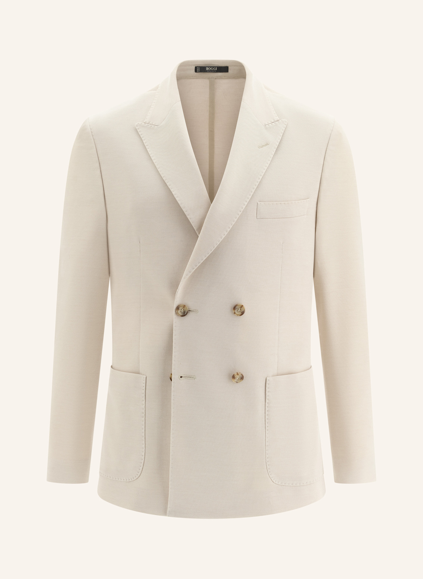 BOGGI MILANO Sweat-Sakko: BRAUN