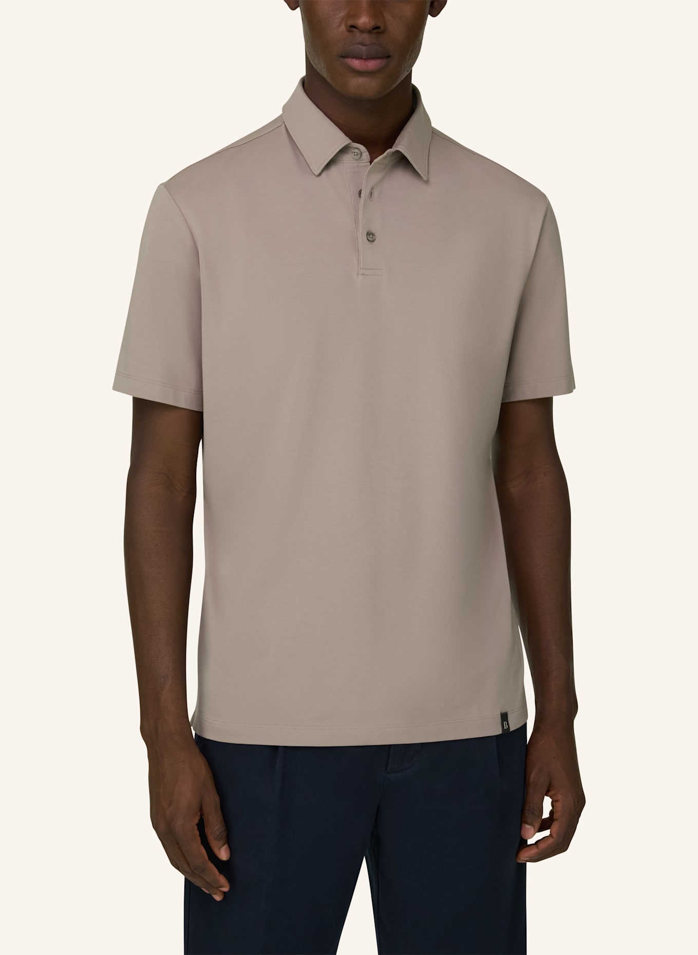 BOGGI MILANO Poloshirt: GRIJS