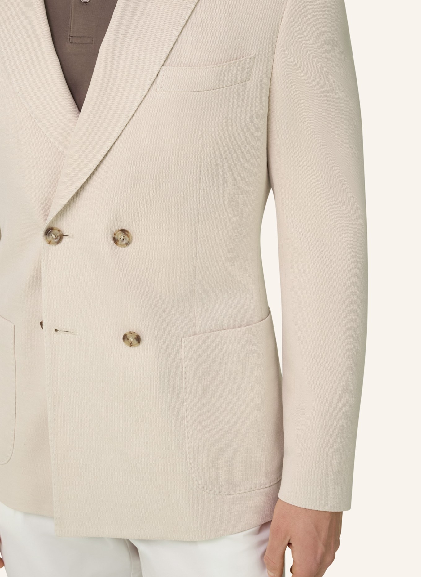 BOGGI MILANO Sweat-Sakko: BRAUN