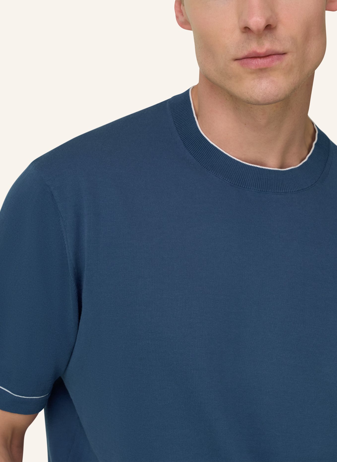 BOGGI MILANO Pullover: BLAUW