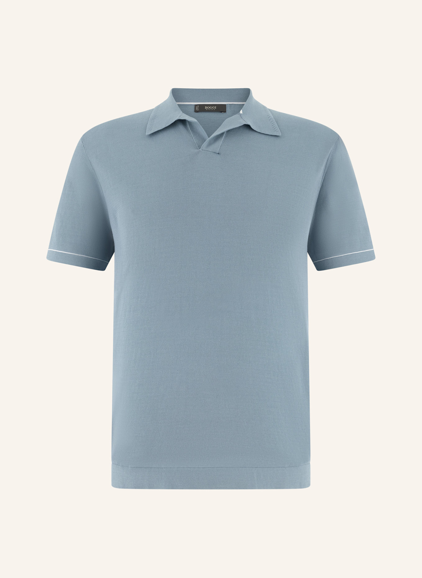 BOGGI MILANO Pullover: LICHTBLAUW