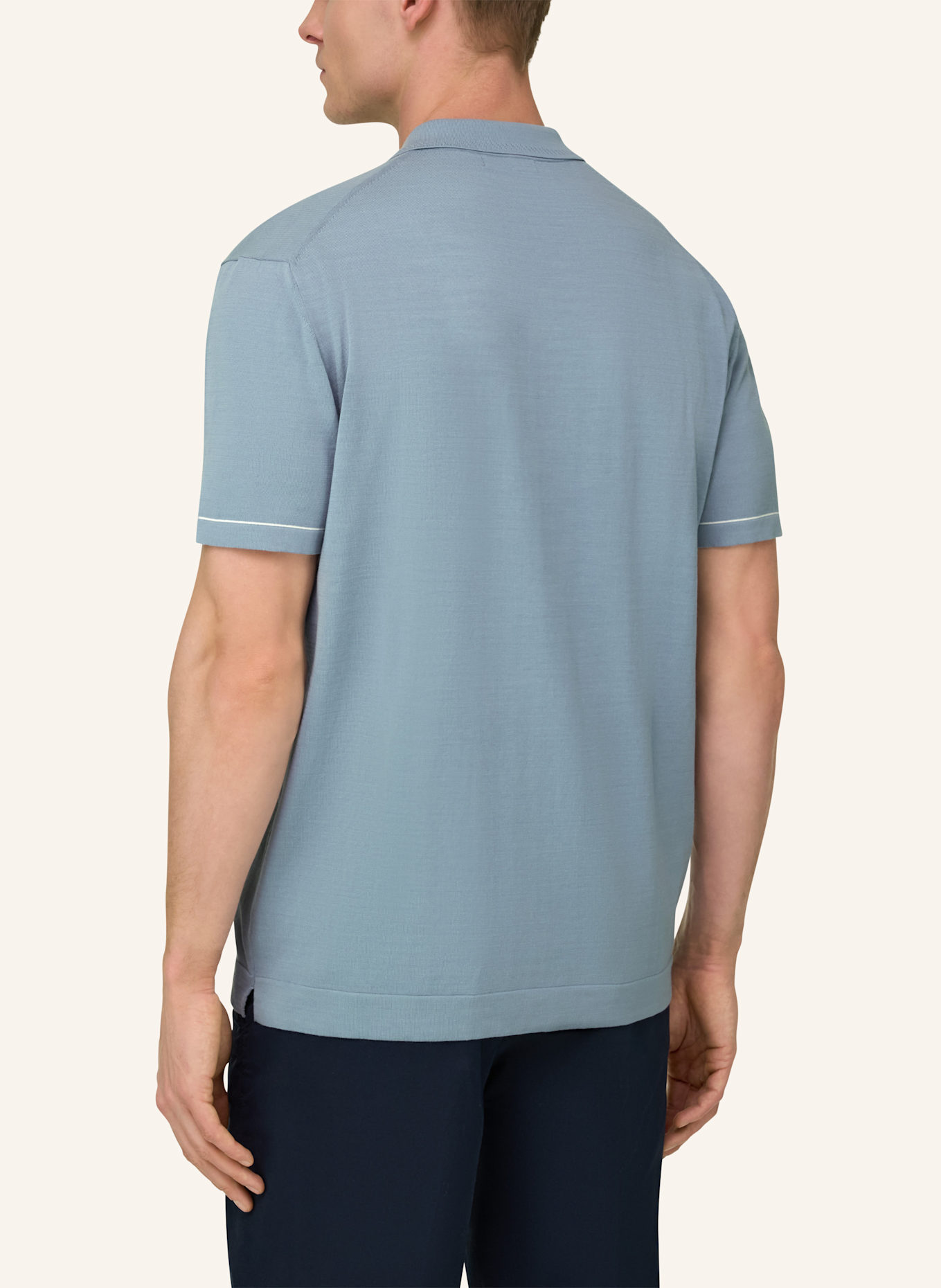 BOGGI MILANO Pullover: LICHTBLAUW