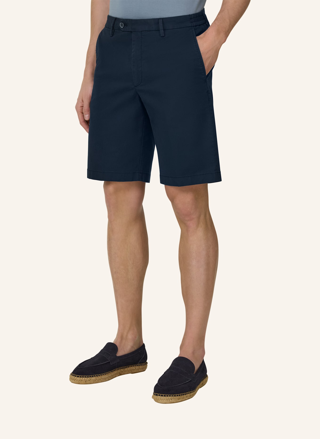 BOGGI MILANO Bermudahose: BLAU