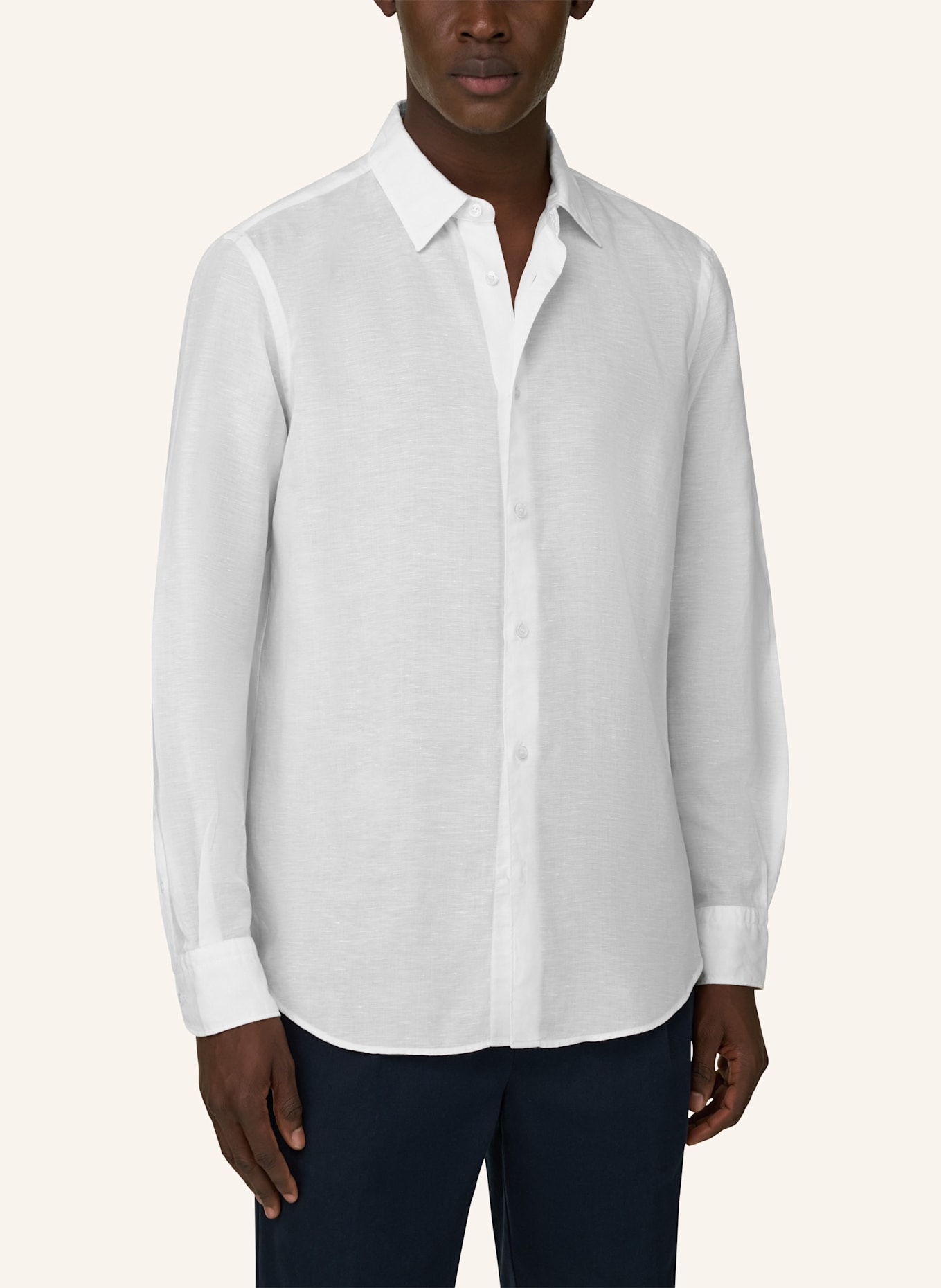 BOGGI MILANO Overshirt: WEISS