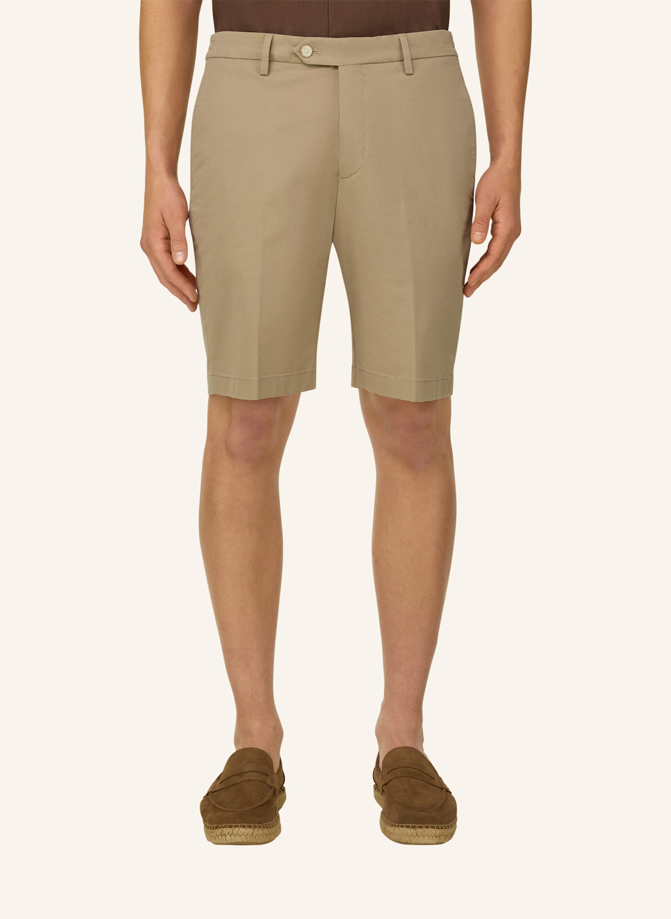 BOGGI MILANO Bermudahose: DUNKELGRAU