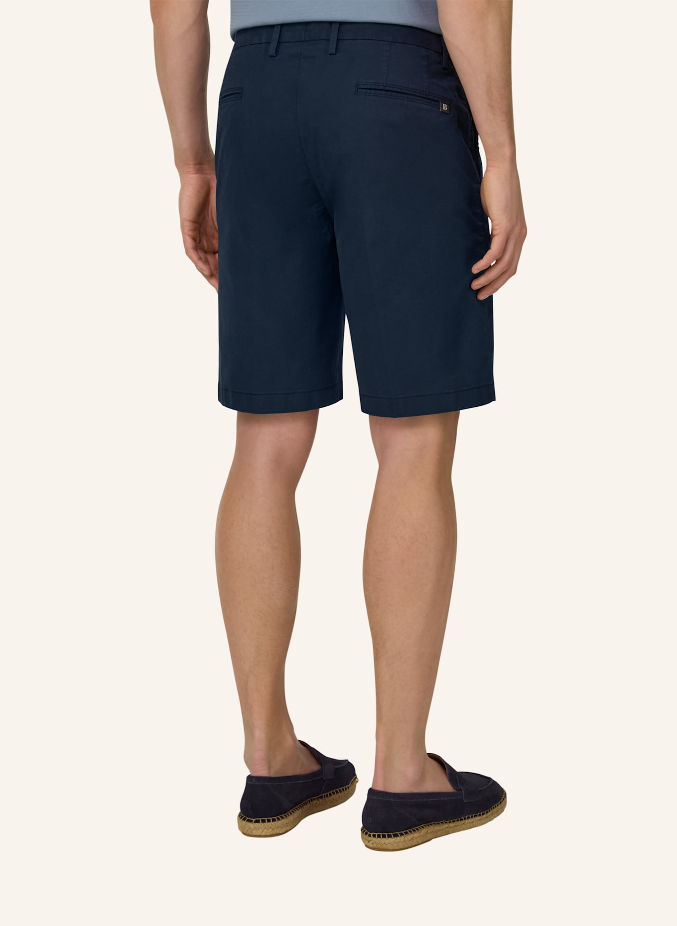 BOGGI MILANO Bermudahose: BLAU